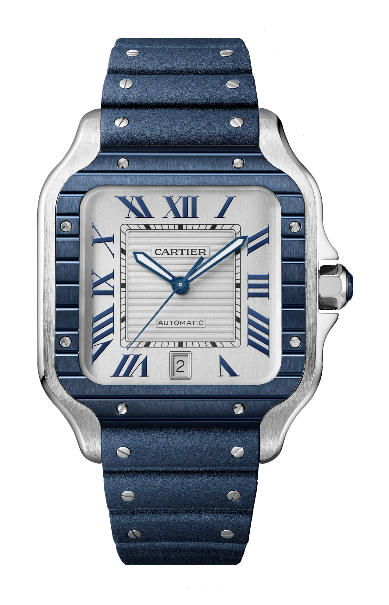 SANTOS DE CARTIER MODELLO GRANDE CON CINTURINI INTERCAMBIABILI - WSSA0047