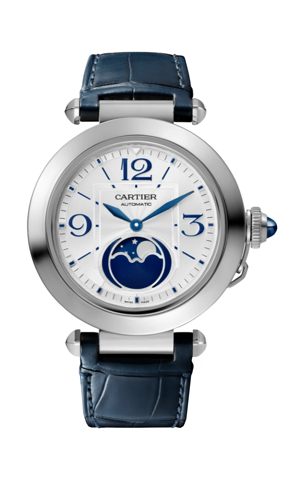 PASHA DE CARTIER MOONPHASE CON CINTURINO INTERCAMBIABILE - WSPA0030