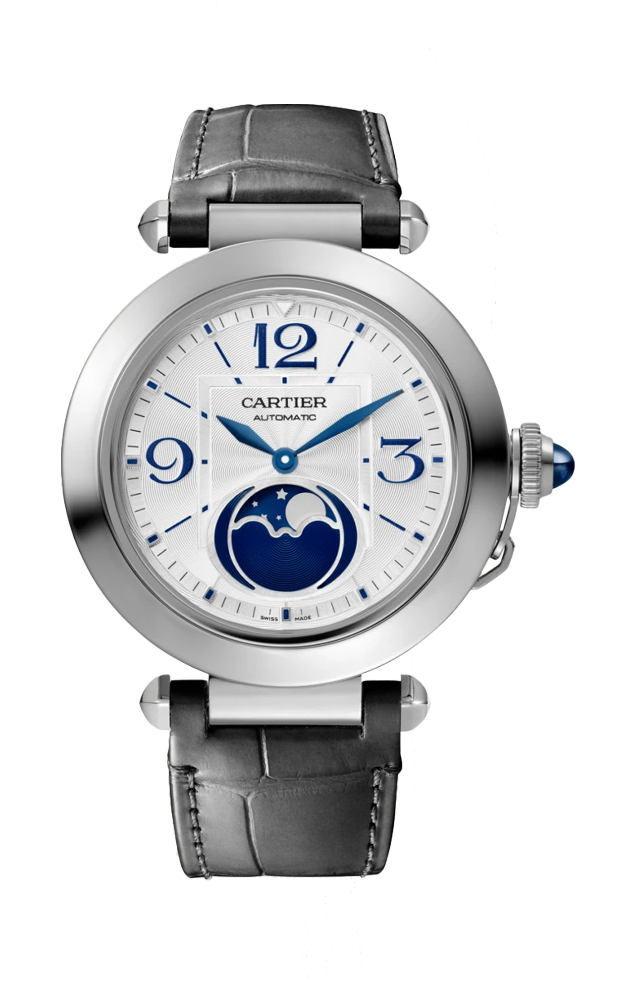 PASHA DE CARTIER MOONPHASE CON CINTURINO INTERCAMBIABILE - WSPA0030