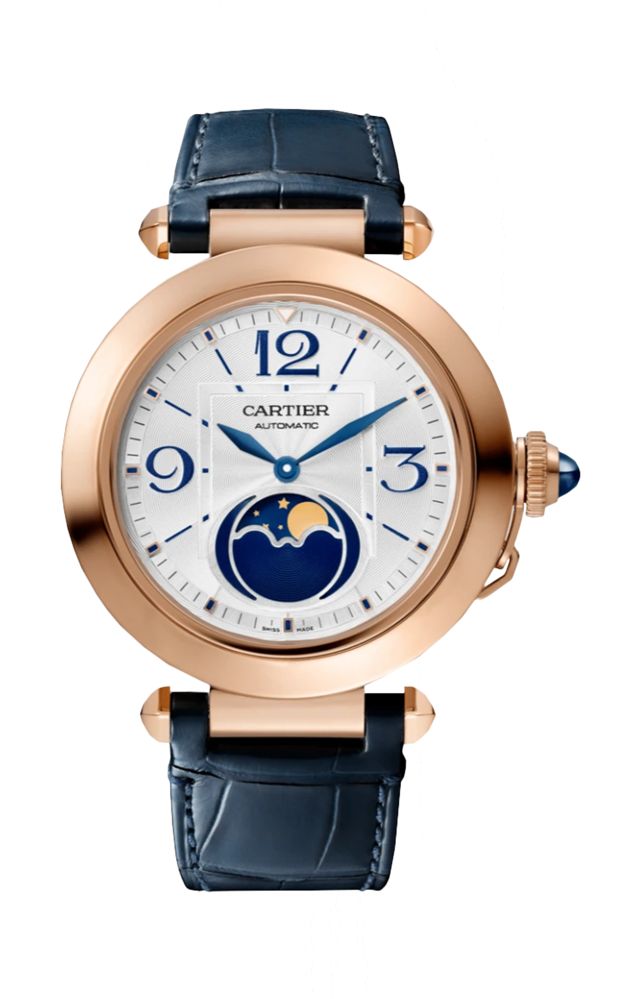 PASHA DE CARTIER MOONPHASE CON CINTURINO INTERCAMBIABILE - WGPA0026