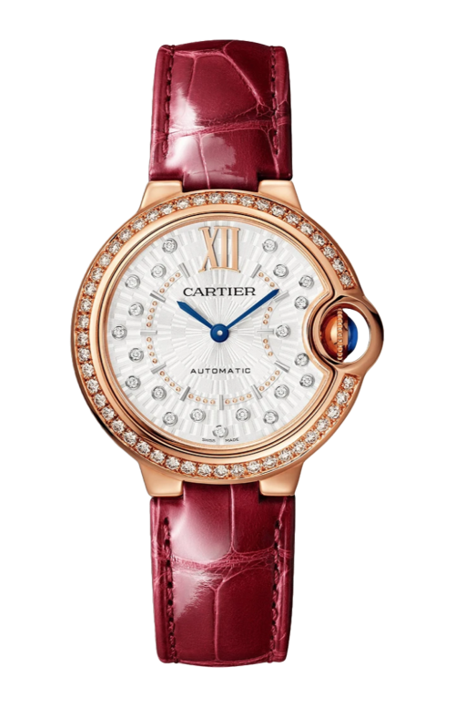 BALLON BLEU DE CARTIER 33 MM, AUTOMATICO, ORO ROSA, DIAMANTI - WJBB0080