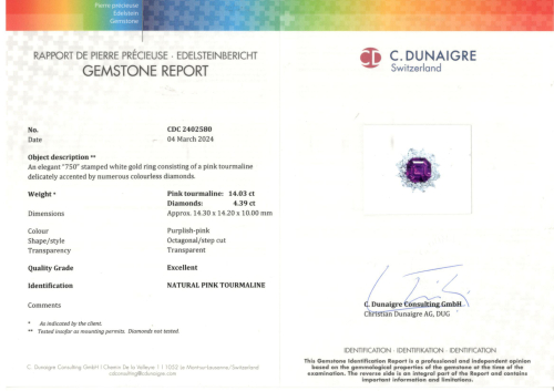 Accedi al prodotto correlato Bartorelli Italian Jewels ANELLO FIORE GRANDE IN ORO BIANCO CON TORMALINA ROSA E DIAMANTI - 159-C678