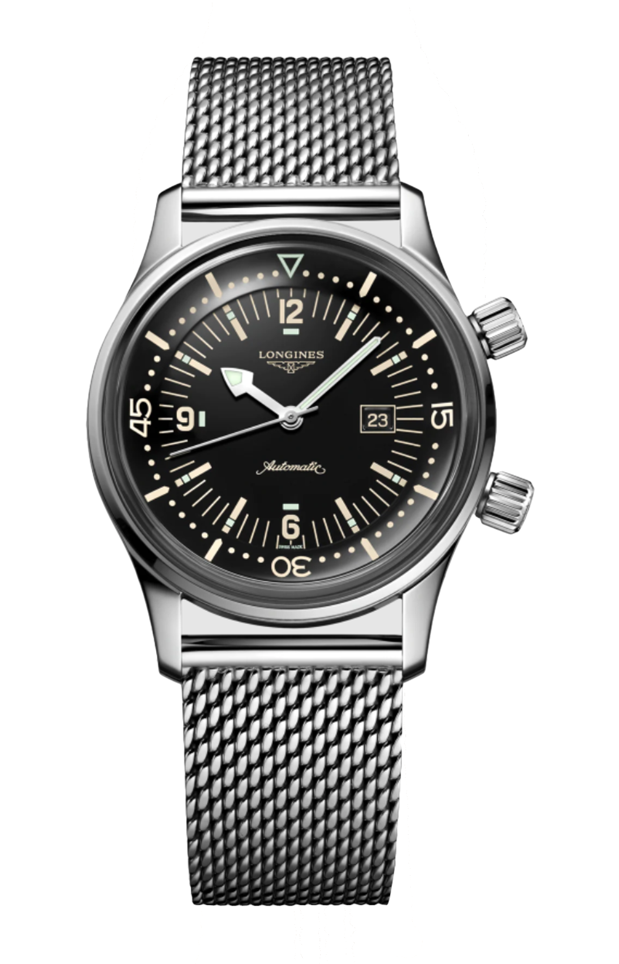 THE LONGINES LEGEND DIVER WATCH - L3.374.4.50.6