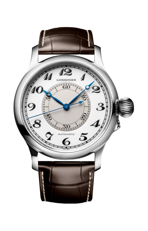 THE LONGINES WEEMS SECOND-SETTING WATCH - L2.713.4.13.0