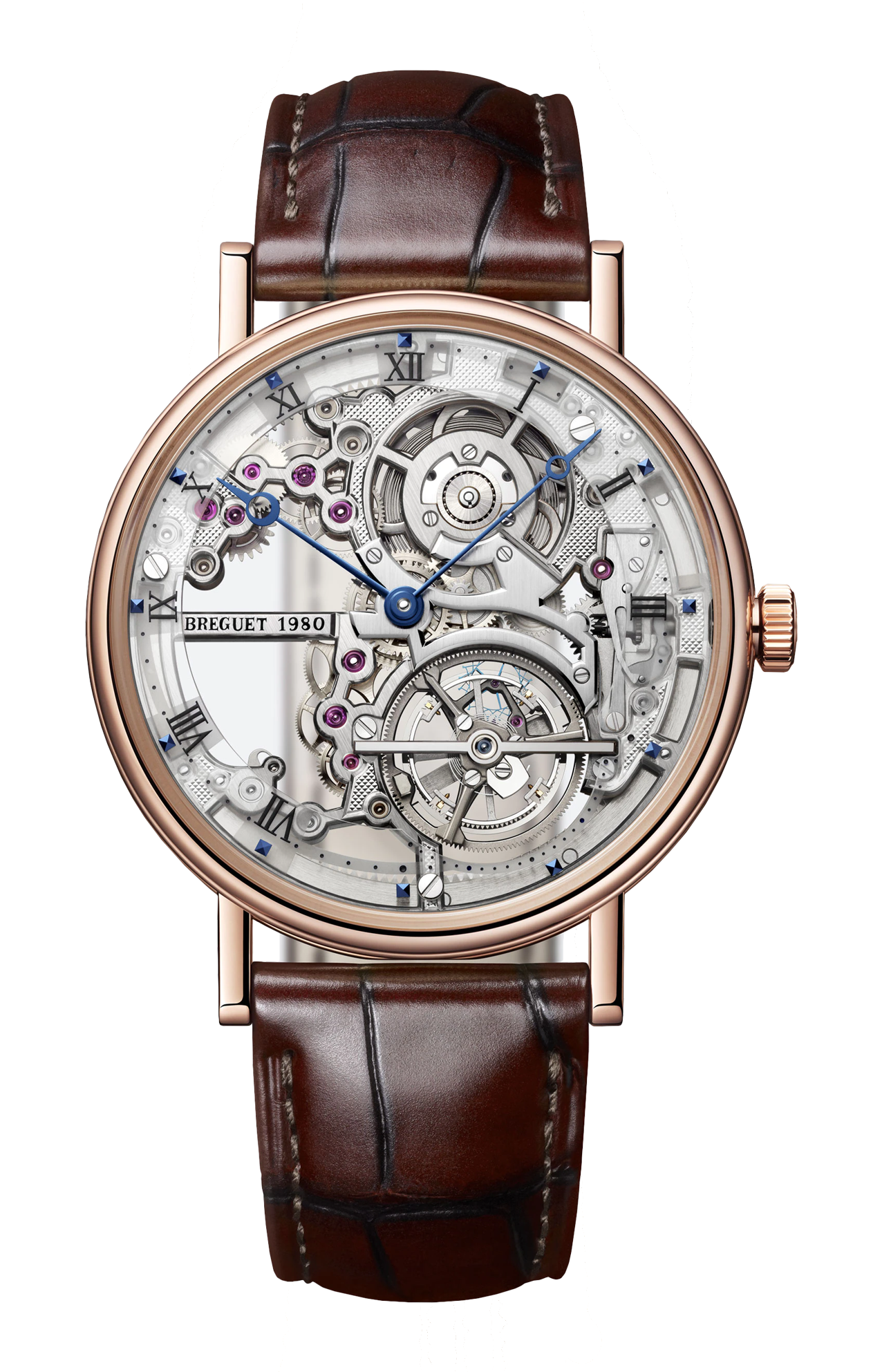 CLASSIQUE TOURBILLON EXTRA - PLAT SQUELETTE - 5395BR/1S/9WU