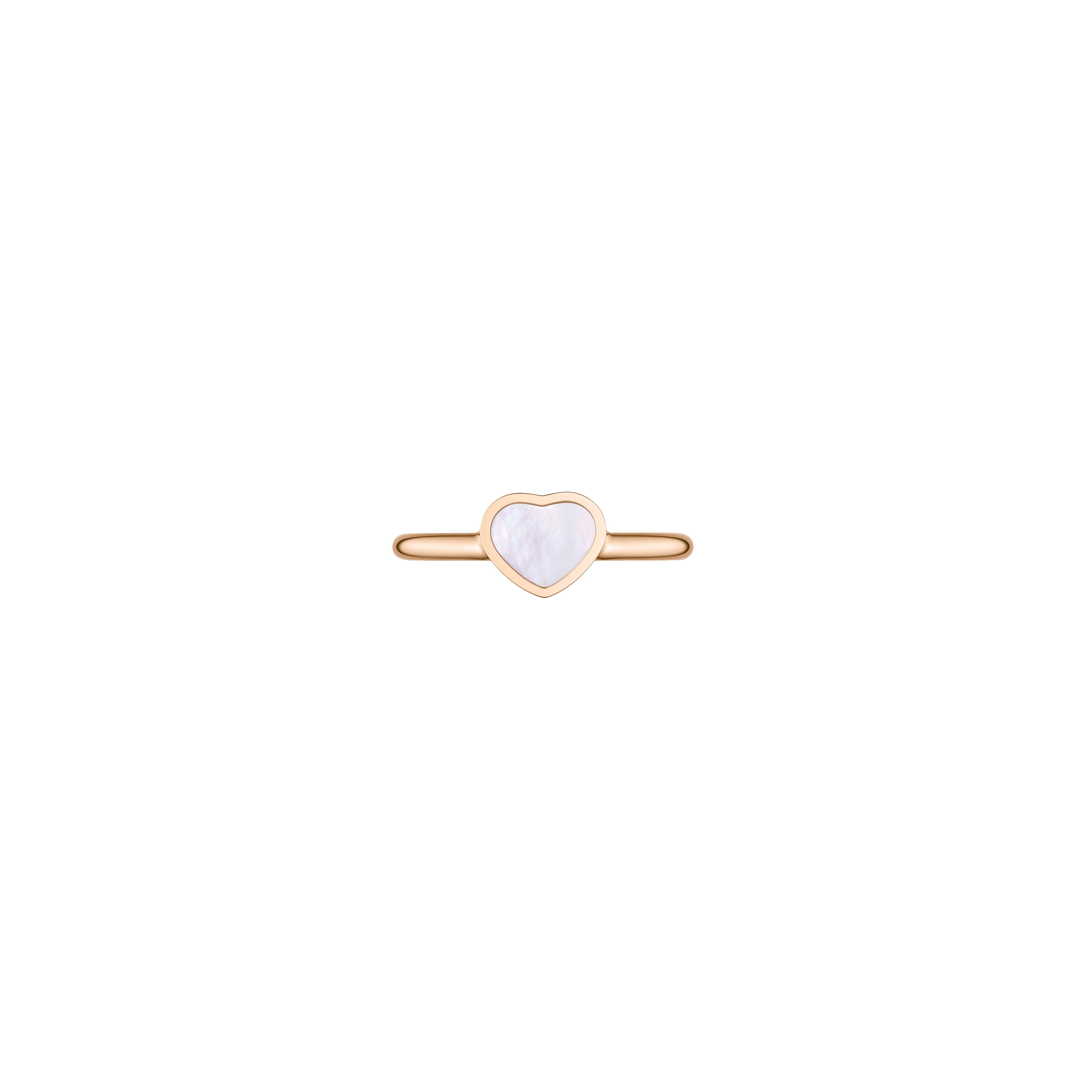 CHOPARD - ANELLO MY HAPPY HEARTS IN ORO ROSA ETICO, MADREPERLA - 82A086-5300 - 82A086-5310