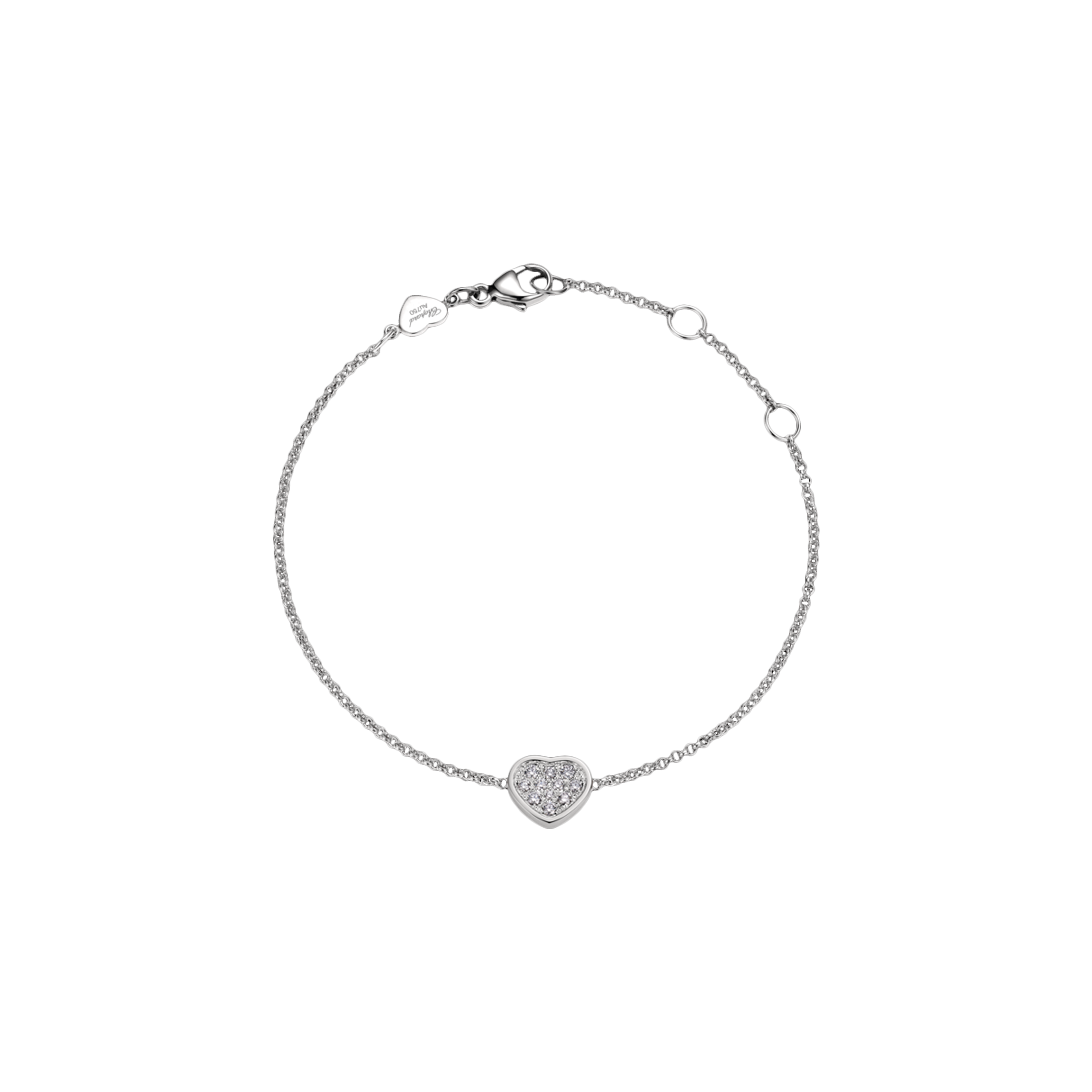 CHOPARD - BRACCIALE MY HAPPY HEARTS IN ORO BIANCO ETICO, DIAMANTI - 85A086-1091 - 85A086-1091