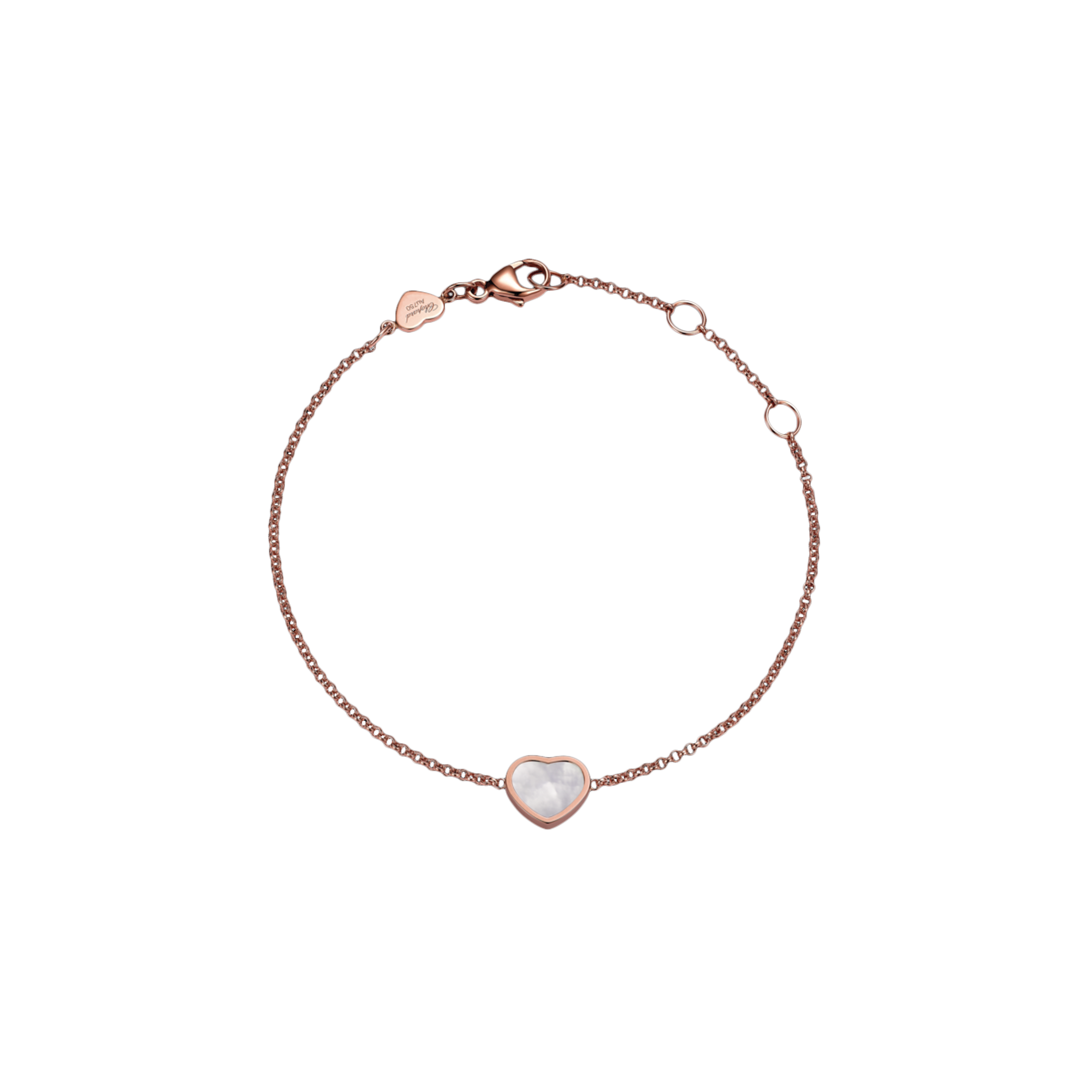 CHOPARD - BRACCIALE MY HAPPY HEARTS IN ORO ROSA ETICO, MADREPERLA - 85A086-5031 - 85A086-5031