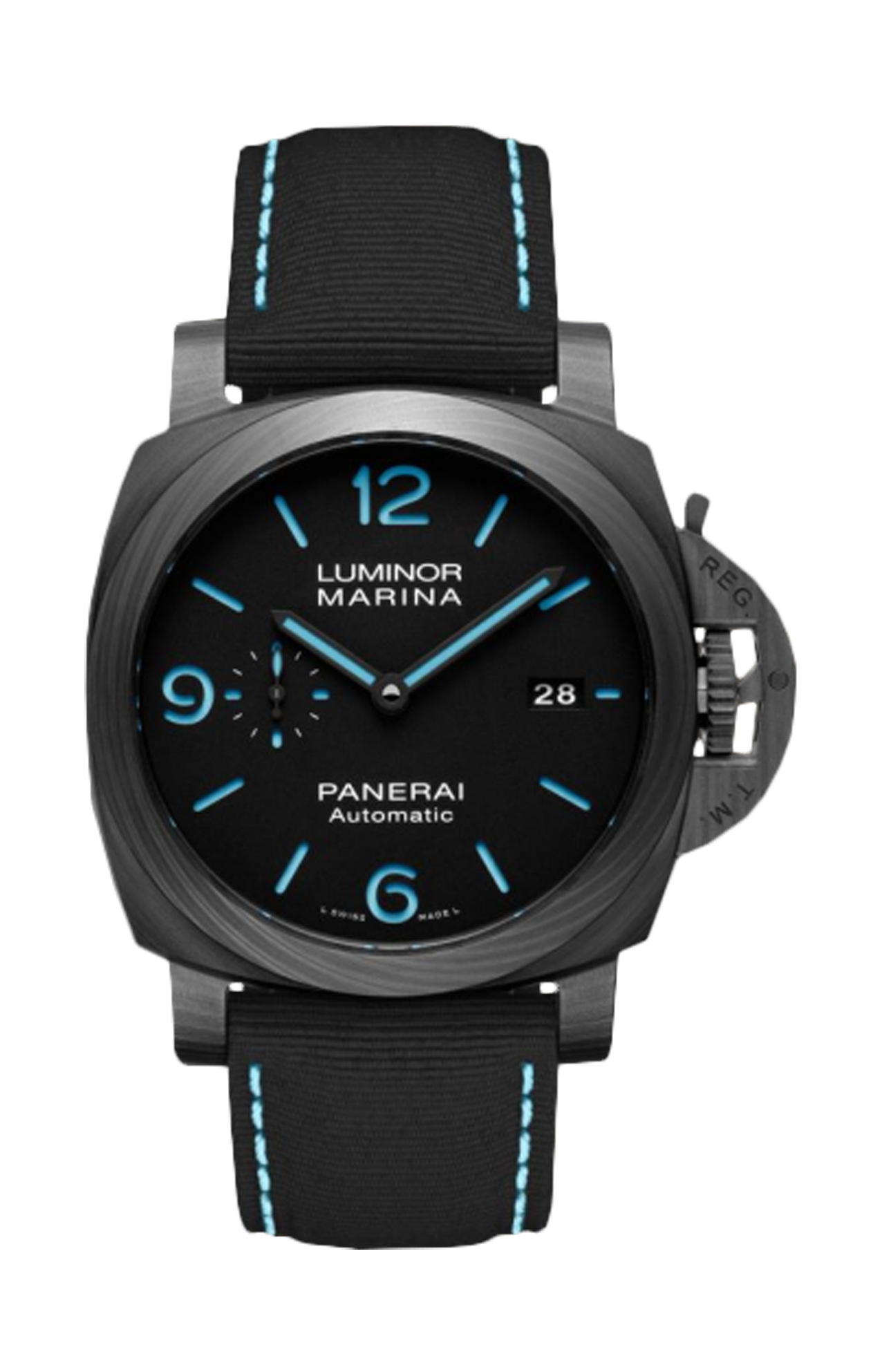 LUMINOR MARINA CARBOTECH™ 44 MM - DOPPIO CINTURINO - PAM02661