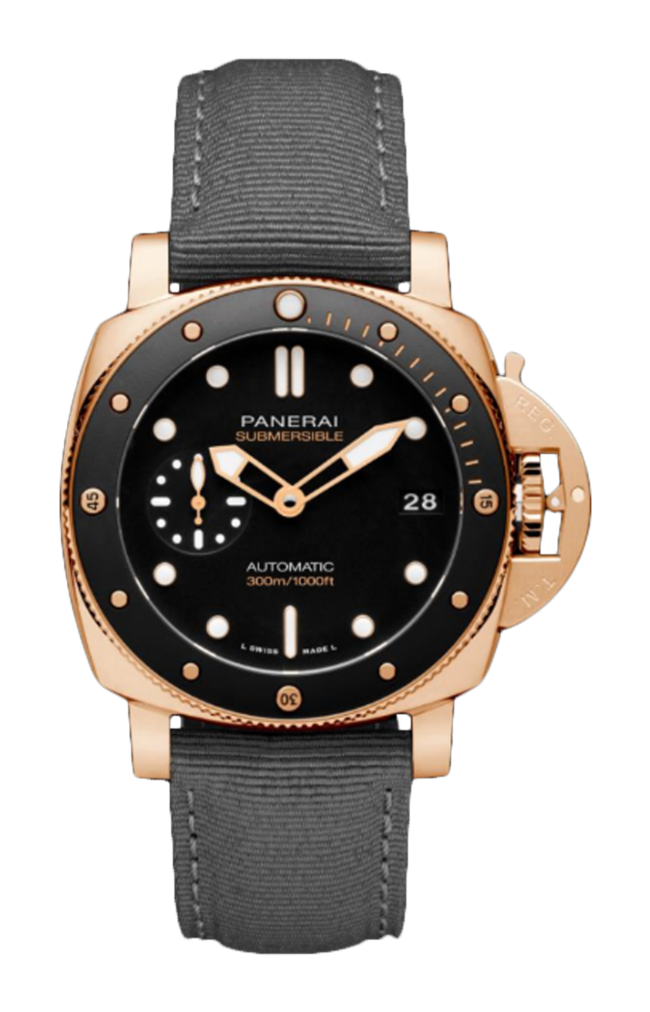 SUBMERSIBLE GOLDTECH™ 42 MM - DOPPIO CINTURINO - PAM02164