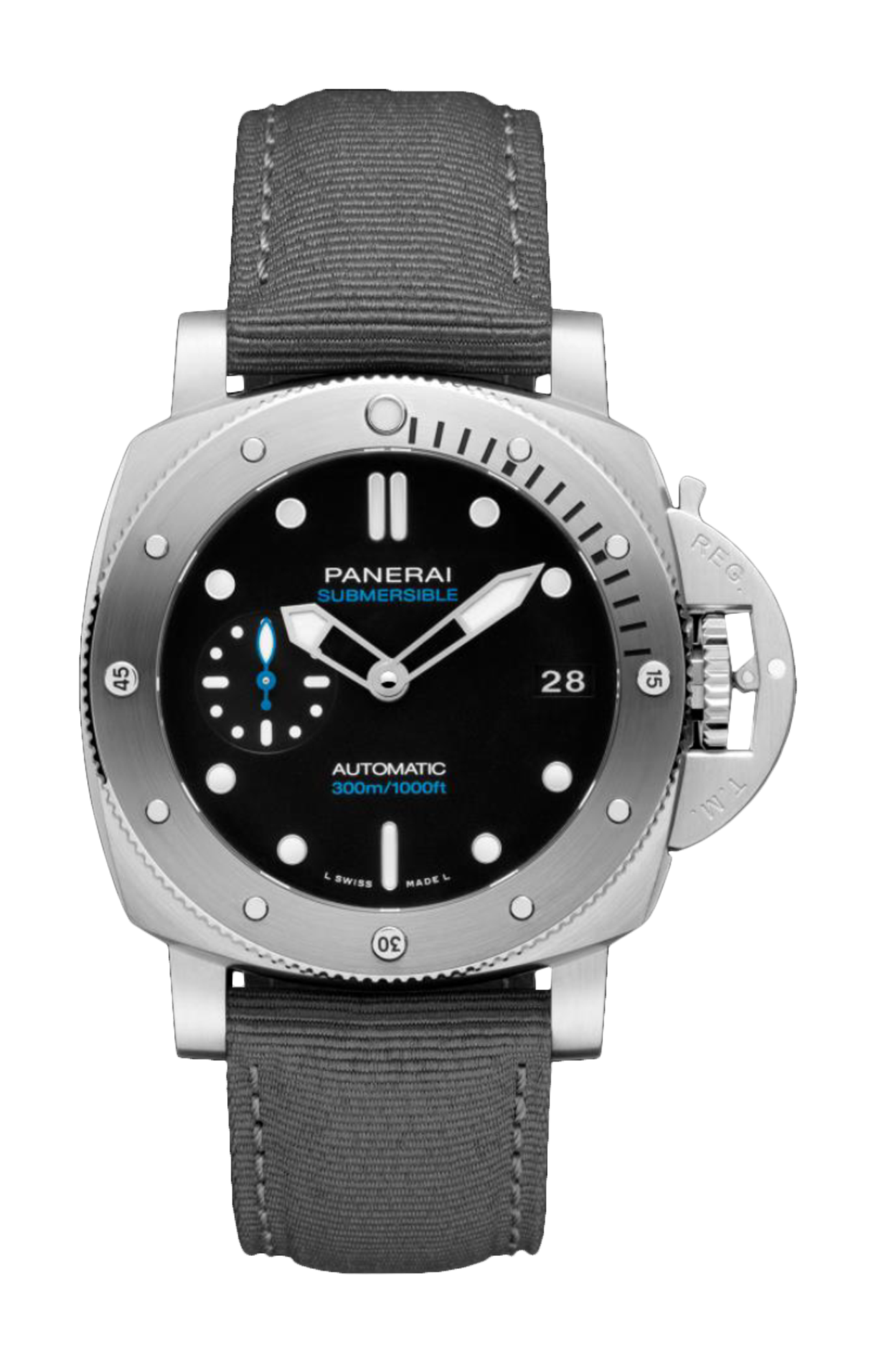 SUBMERSIBLE 42 MM - DOPPIO CINTURINO - PAM01591