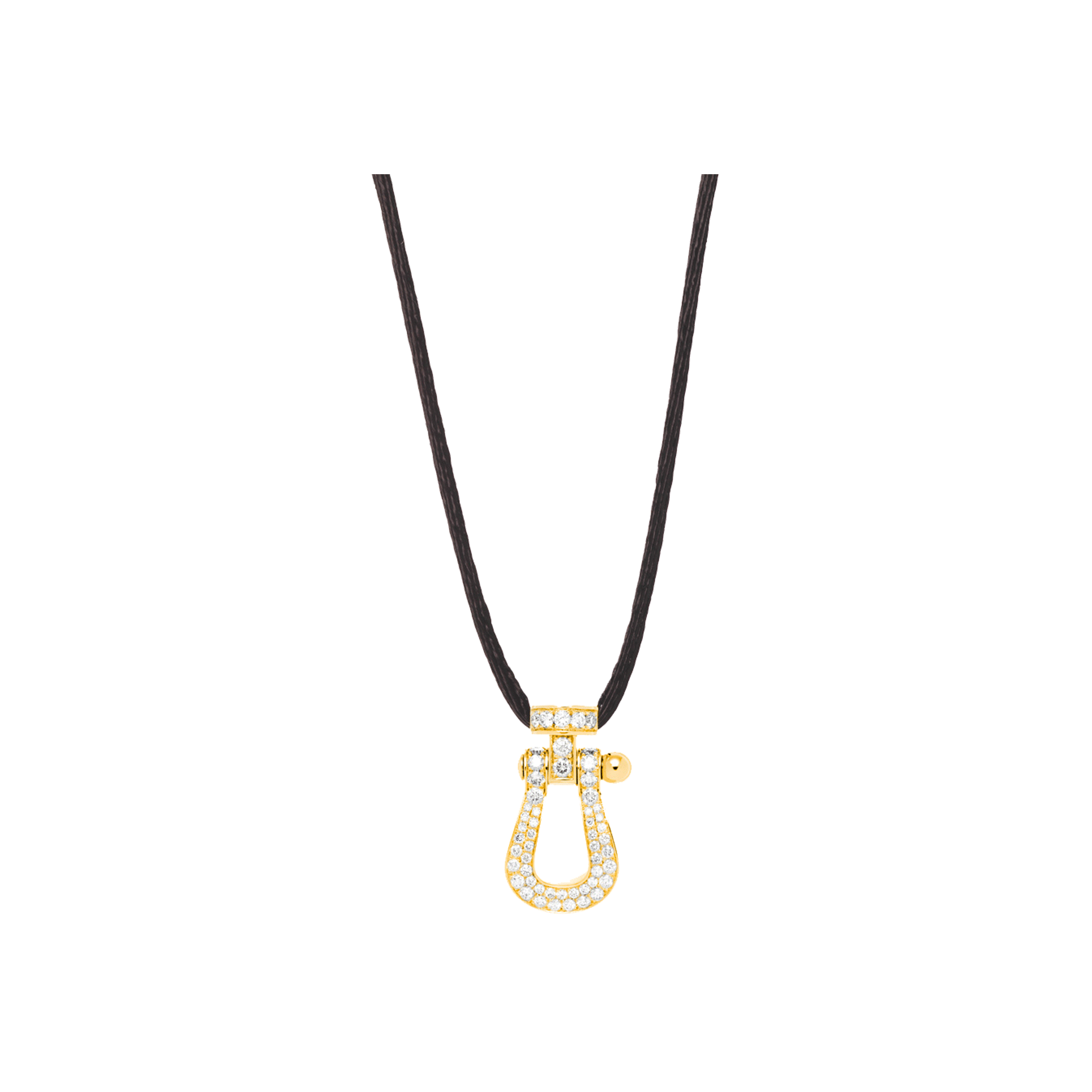 COLLANA FORCE 10 MODELLO GRANDE IN ORO GIALLO E DIAMANTI - 3B0209 - 3B0209