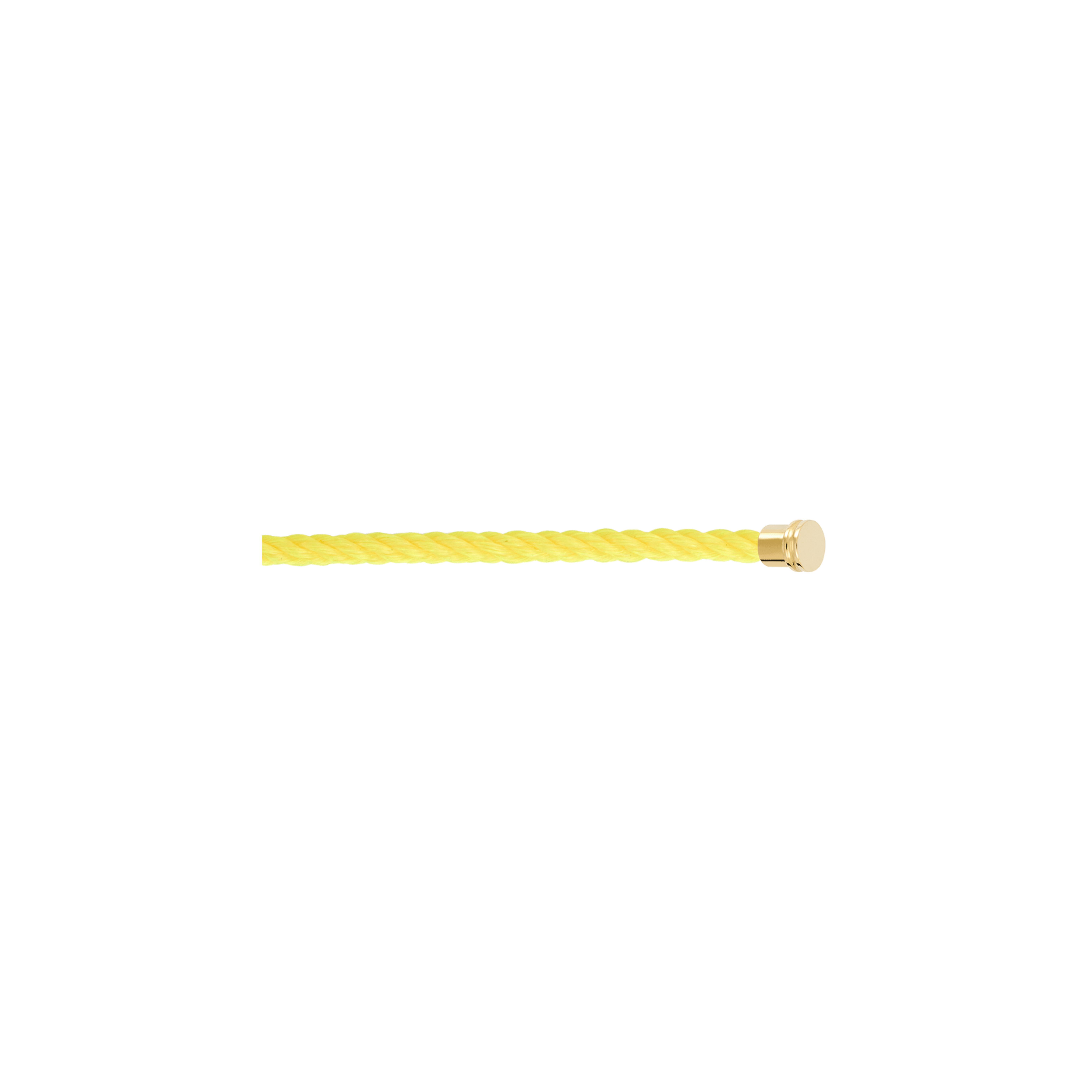 CABLE GIALLO NEON PER BRACCIALE MODELLO MEDIO IN ORO GIALLO - 6B0345 - 6B0345