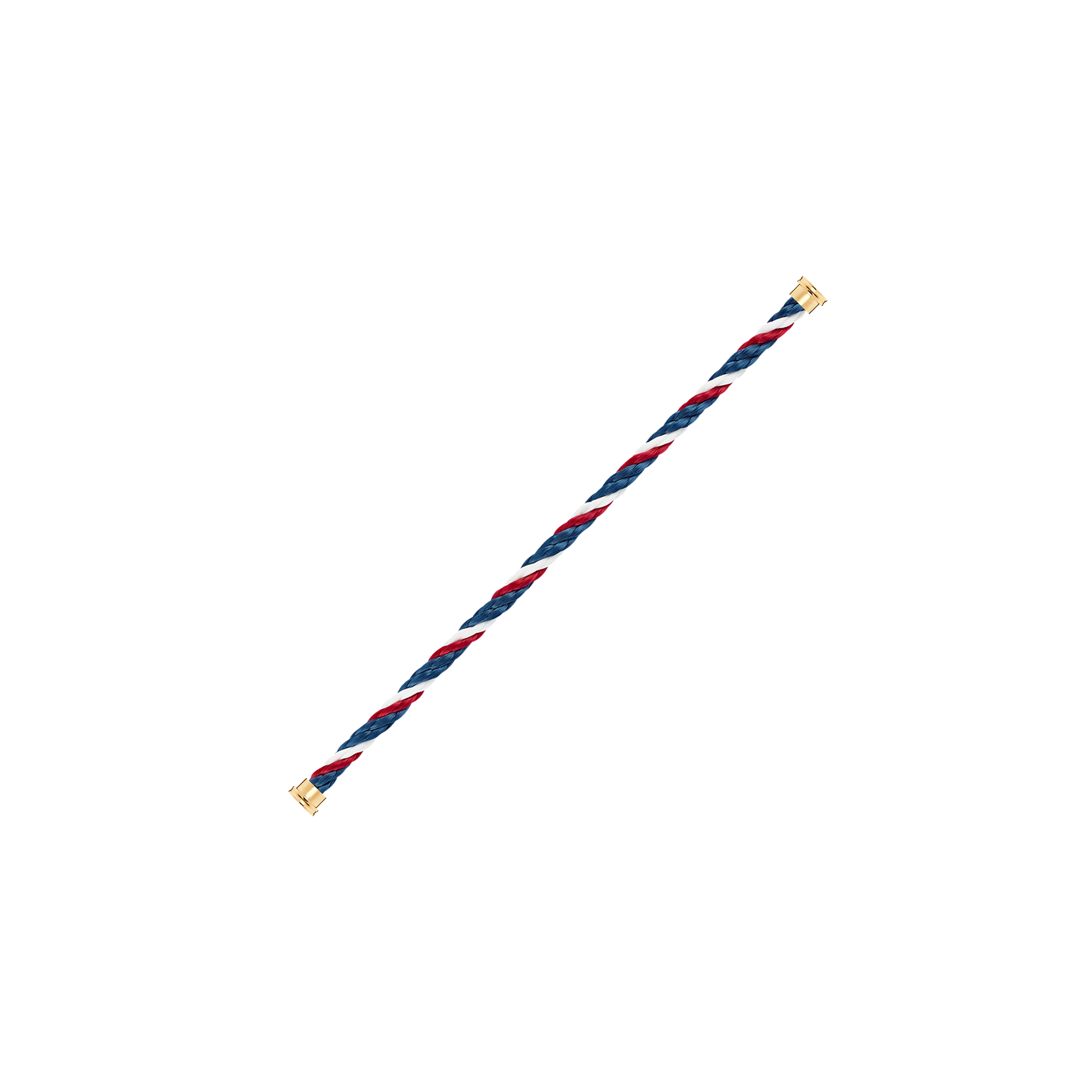 CABLE EMBLEMA BLU, BIANCO E ROSSO PER BRACCIALE MODELLO LARGE IN ORO GIALLO - 6B1042 - 6B1042