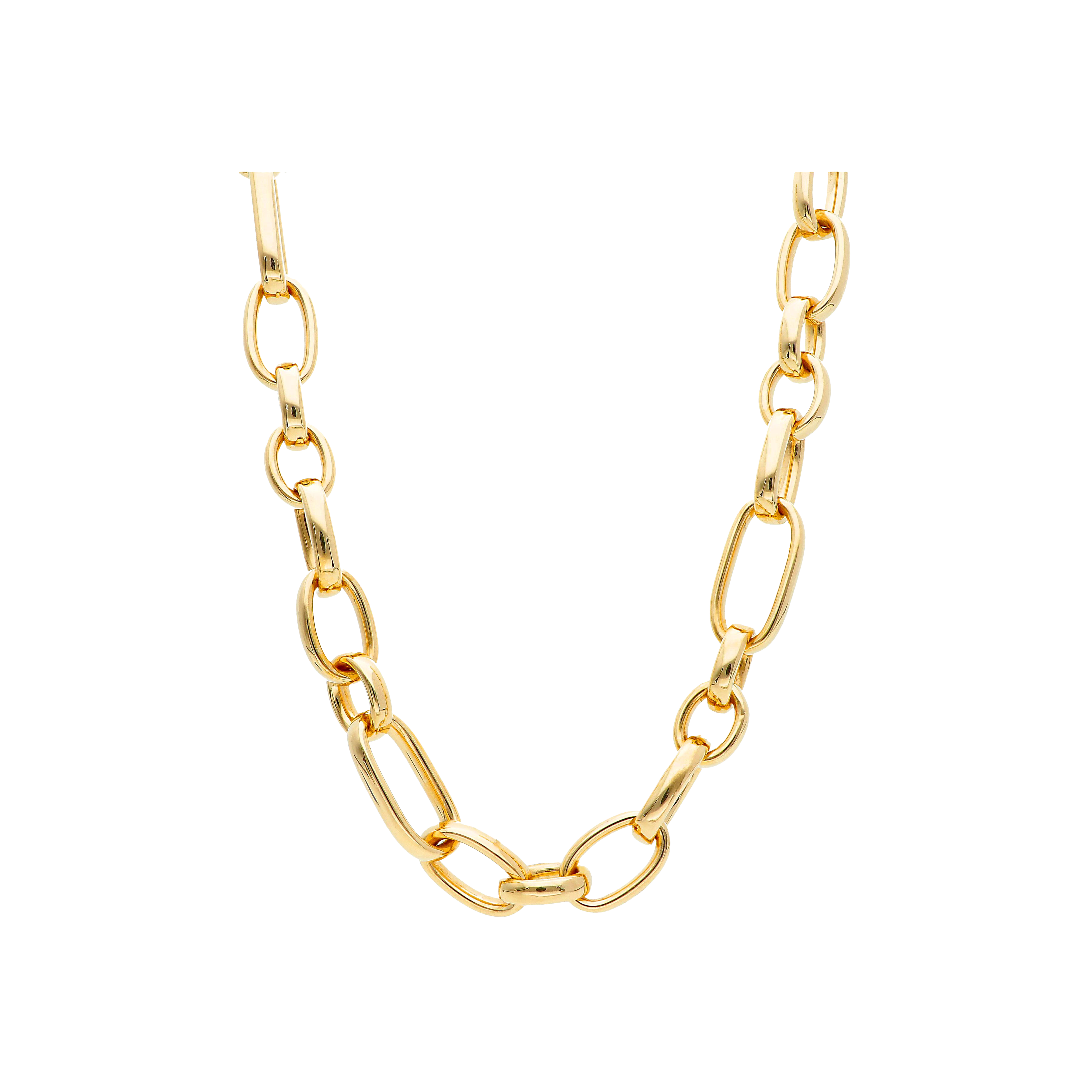 COLLANA ROLO' OVALE IN ORO GIALLO - 248622