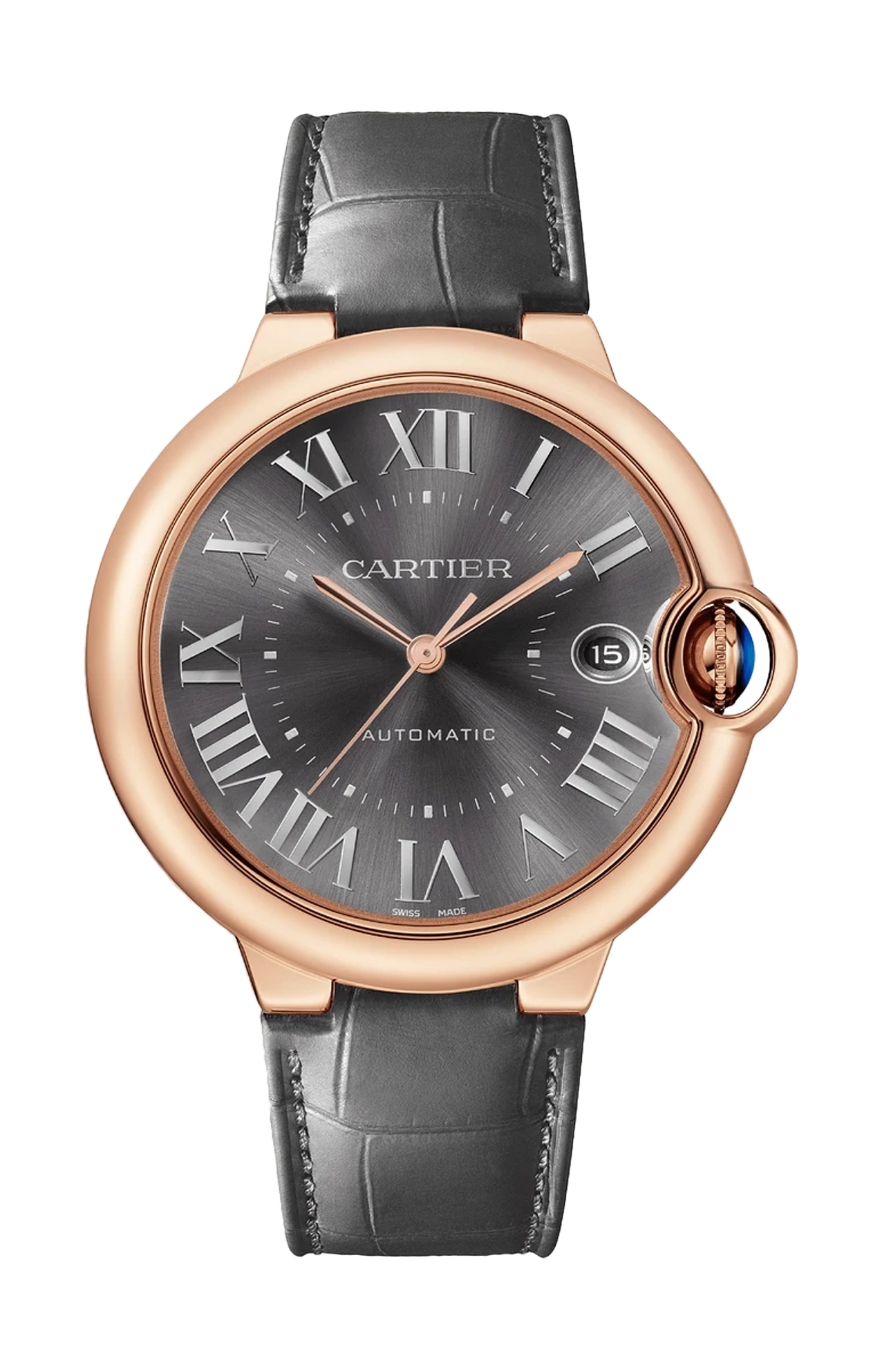 BALLON BLEU DE CARTIER 40 MM, MOVIMENTO AUTOMATICO, ORO ROSA, PELLE - WGBB0050