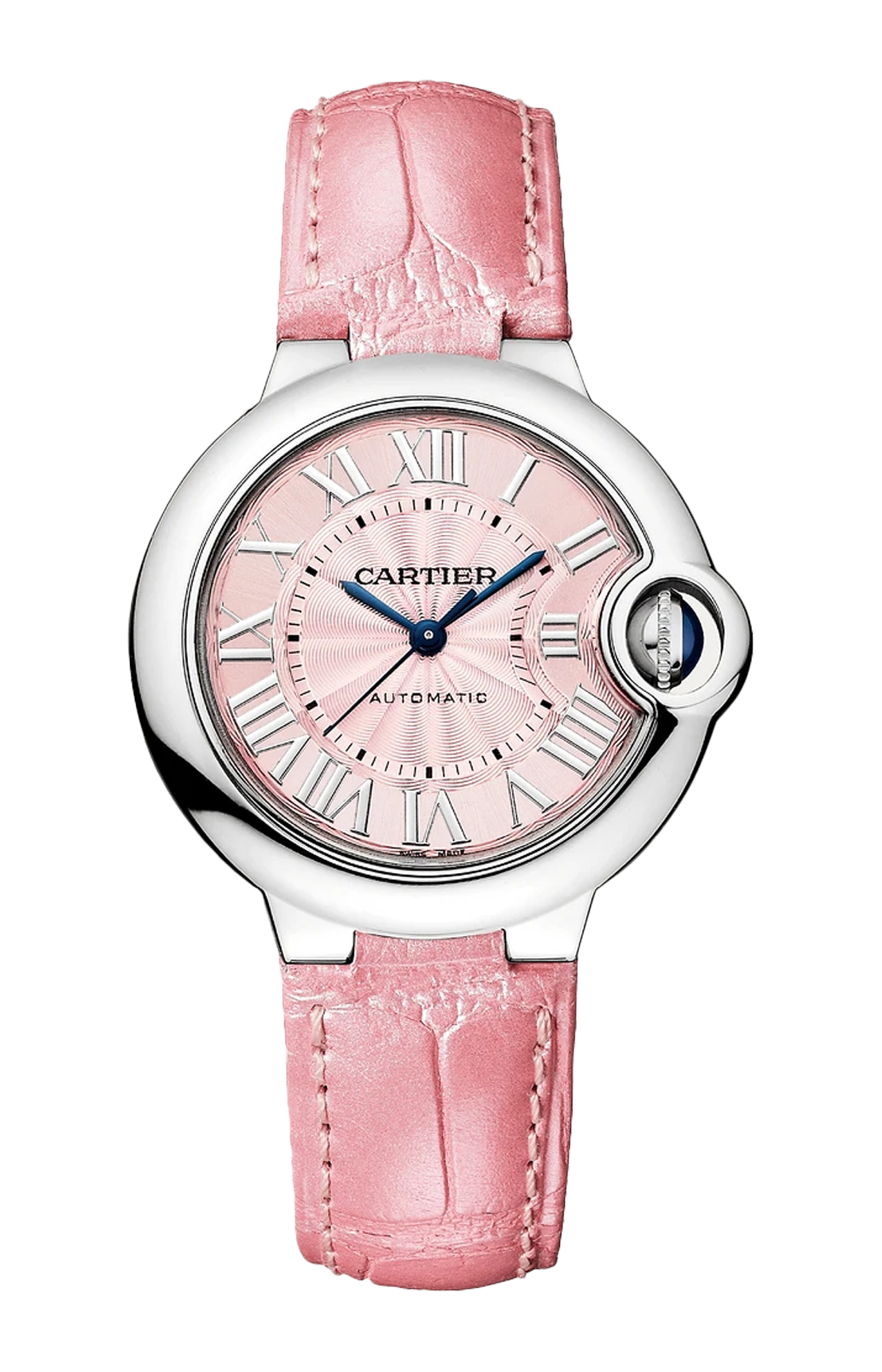 BALLON BLEU DE CARTIER 33 MM, ACCIAIO, PELLE - WSBB0031