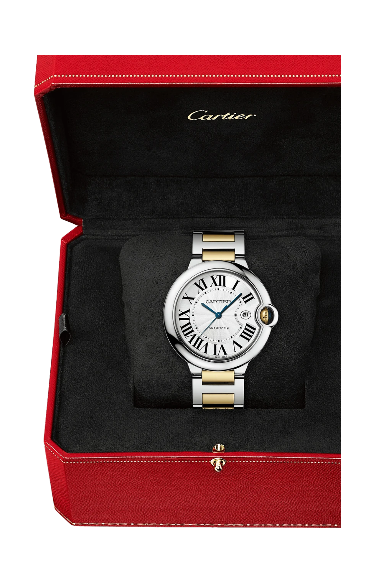 BALLON BLEU DE CARTIER 42 MM, ACCIAIO E ORO - W2BB0031