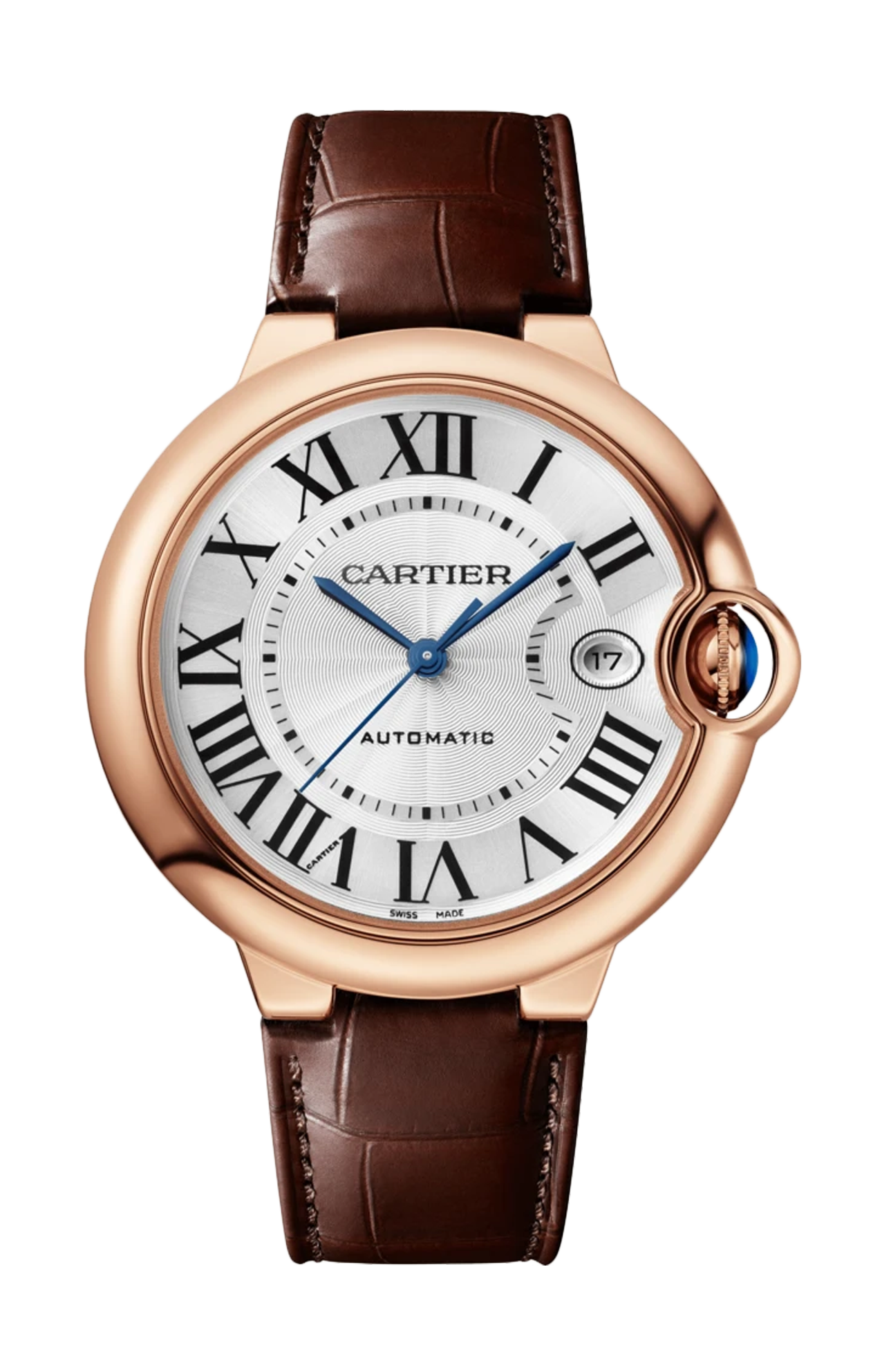 BALLON BLEU DE CARTIER 40 MM, ORO ROSA, PELLE - WGBB0035