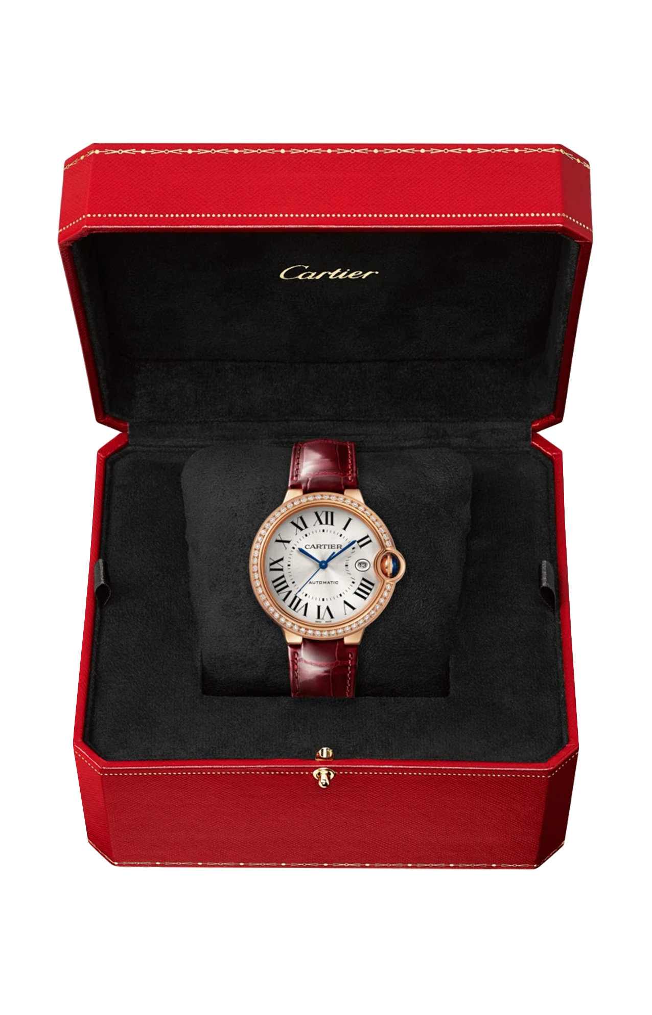 BALLON BLEU DE CARTIER 40 MM, ORO ROSA E DIAMANTI - WJBB0056