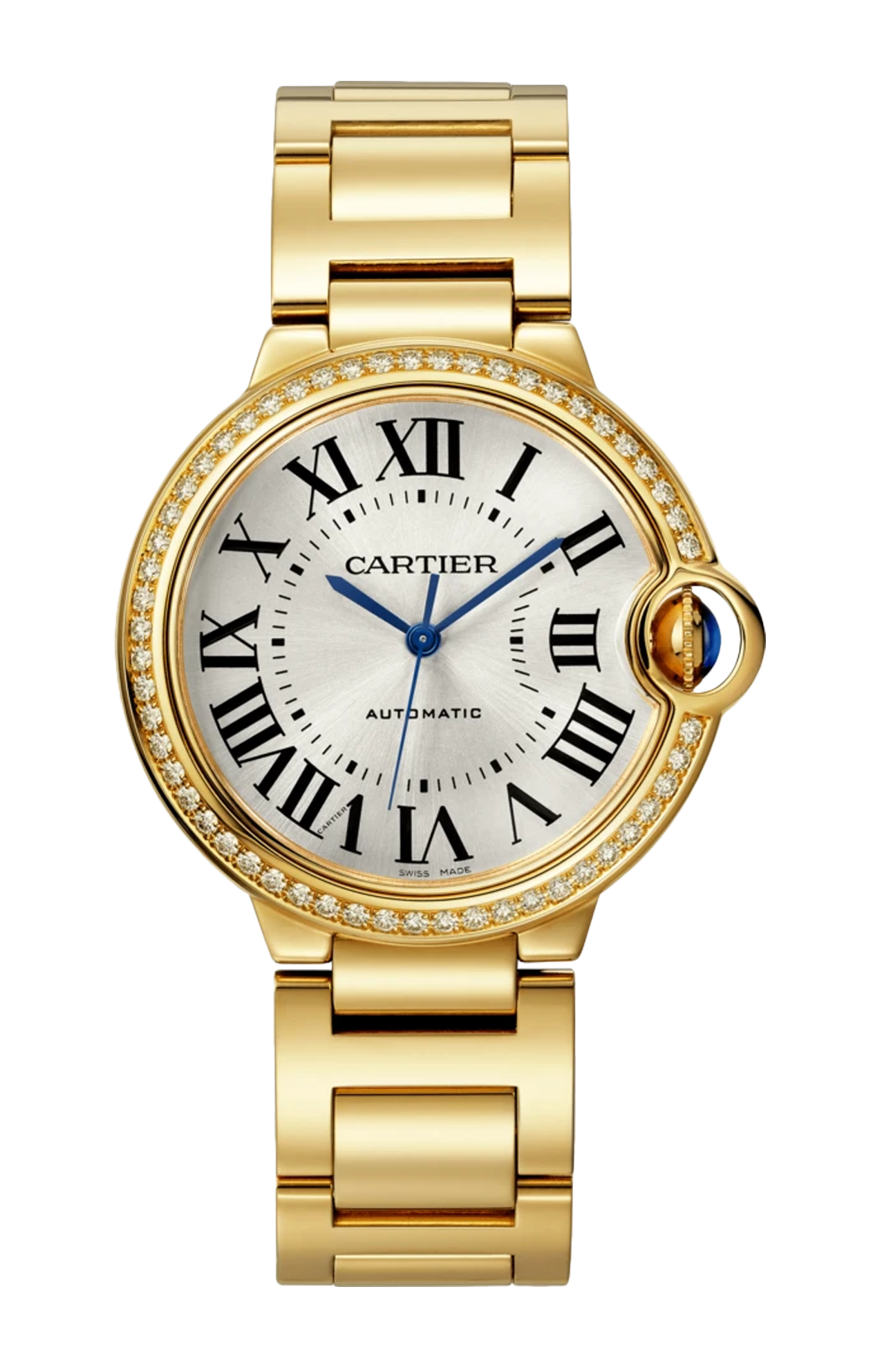 BALLON BLEU DE CARTIER 36 MM, ORO GIALLO, DIAMANTI - WJBB0070