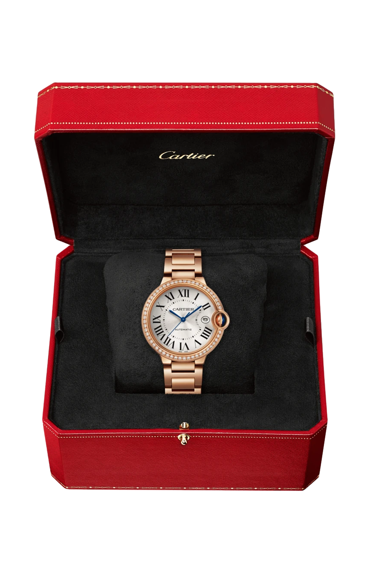 BALLON BLEU DE CARTIER 40 MM, ORO ROSA, DIAMANTI - WJBB0057