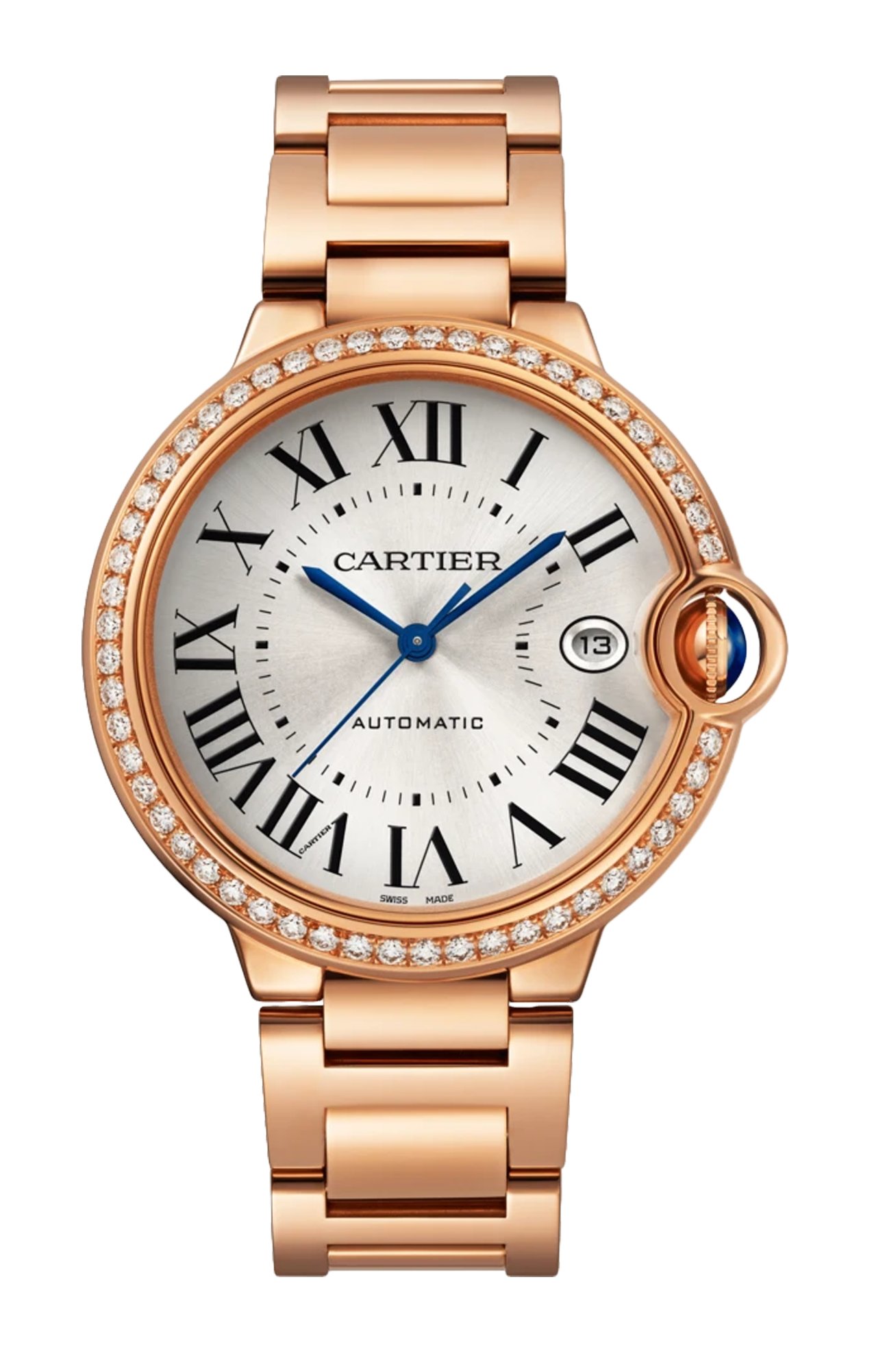 BALLON BLEU DE CARTIER 40 MM, ORO ROSA, DIAMANTI - WJBB0057