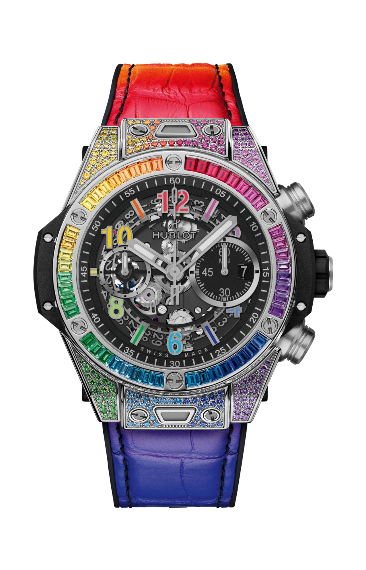 BIG BANG UNICO TITANIUM RAINBOW 44 MM - 421.NX.1117.LR.0999