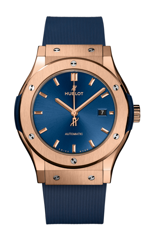 CLASSIC FUSION KING GOLD BLUE 42 MM - 542.OX.7180.RX