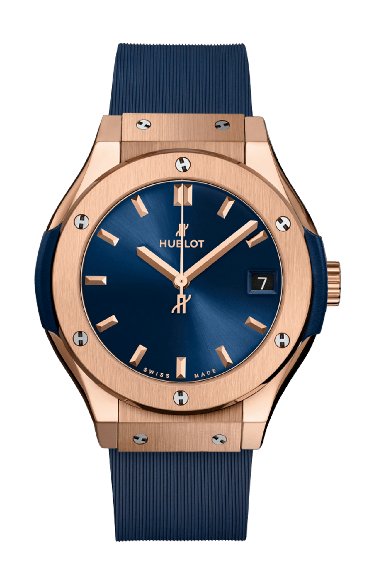 CLASSIC FUSION KING GOLD BLUE 33 MM - 581.OX.7180.RX