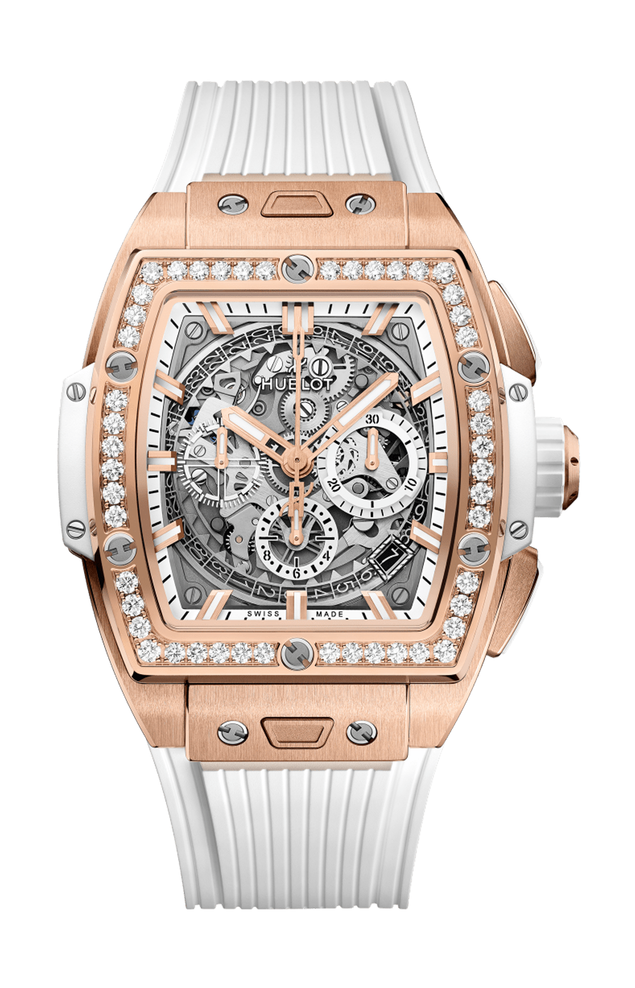 SPIRIT OF BIG BANG KING GOLD WHITE DIAMONDS 42 MM - 642.OE.2010.RW.1204