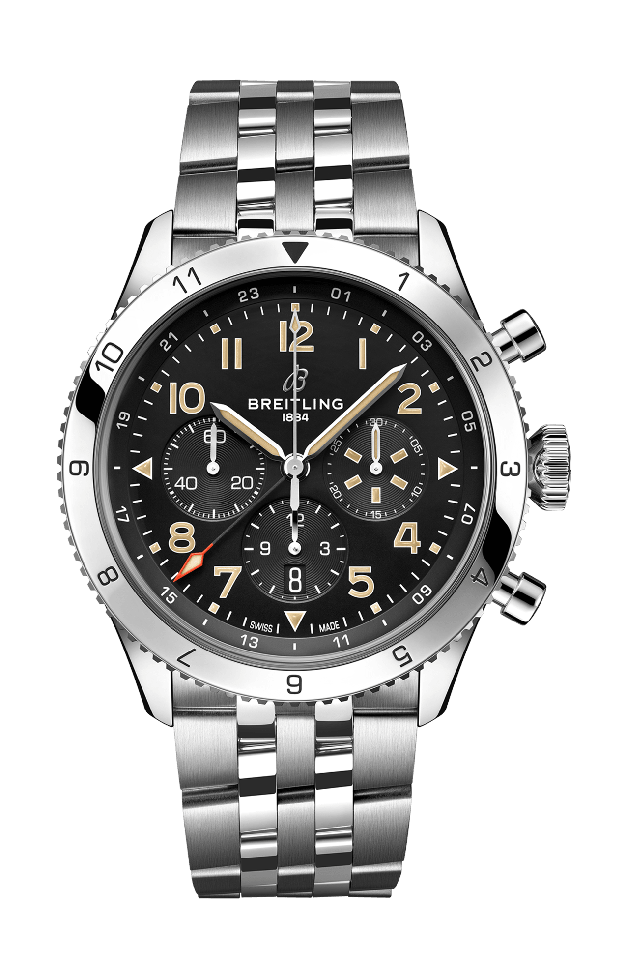 SUPER AVI B04 CHRONOGRAPH GMT 46 P-51 MUSTANG - AB04453A1B1A1