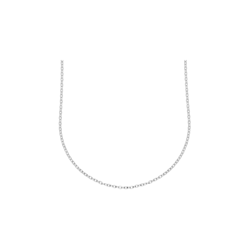 COLLANA DIAMANTATA IN ORO BIANCO CM.40 - MFD035BB