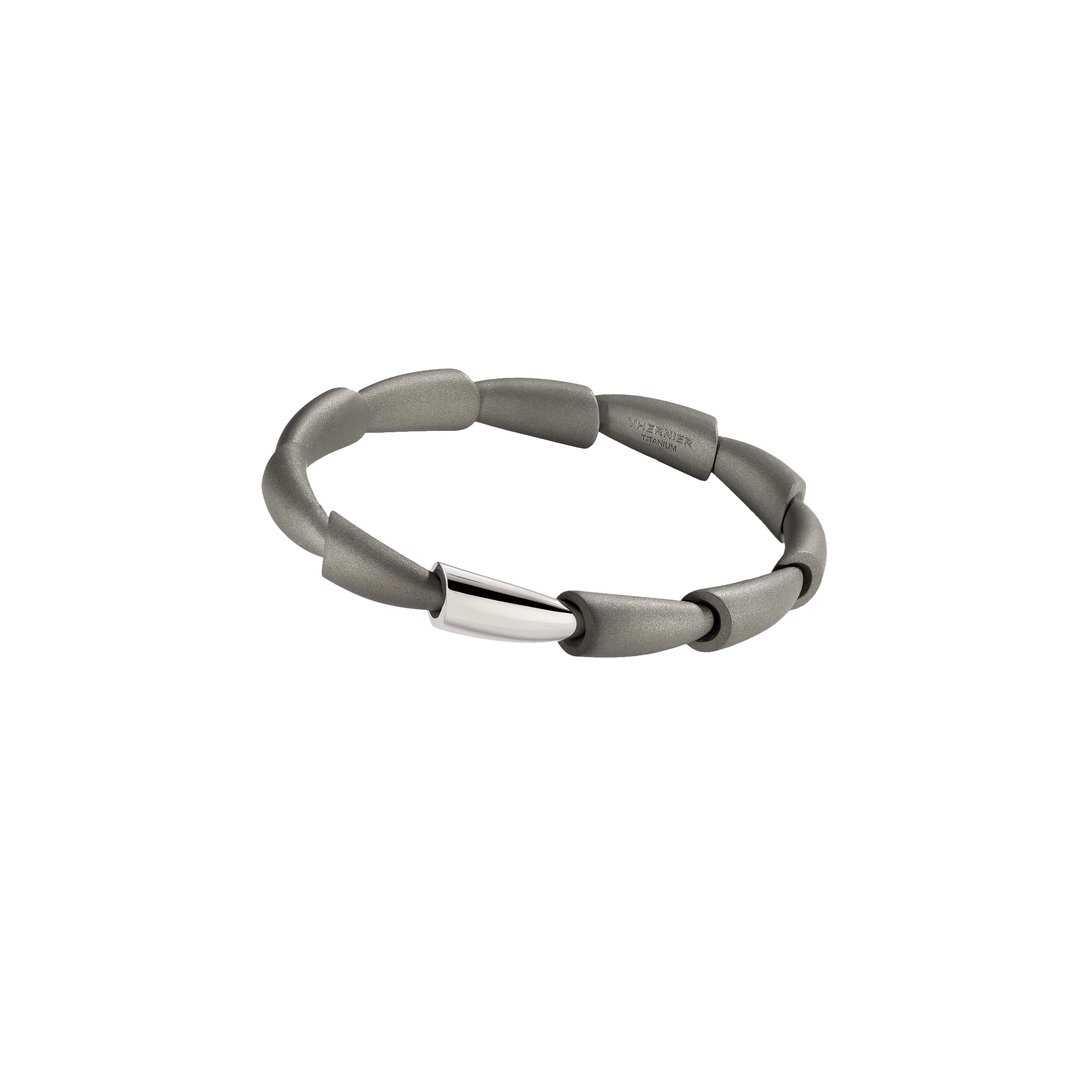 BRACCIALE CALLA MIDI IN TITANIO E PLATINO - T01652BR941