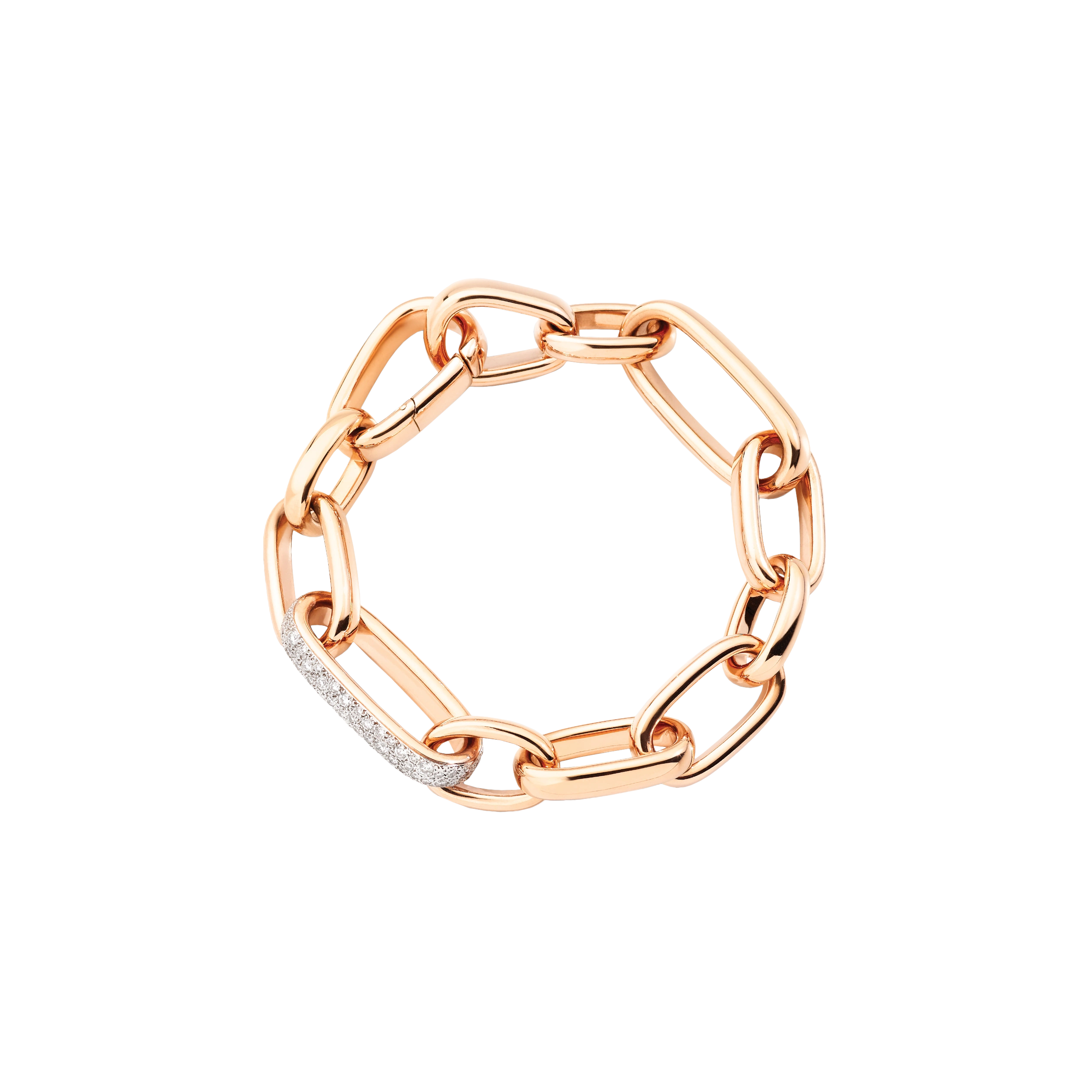 BRACCIALE ICONICA IN ORO ROSA E DIAMANTI - PBB7128O7WHRDB000 - PBB7128O7WHRDB000