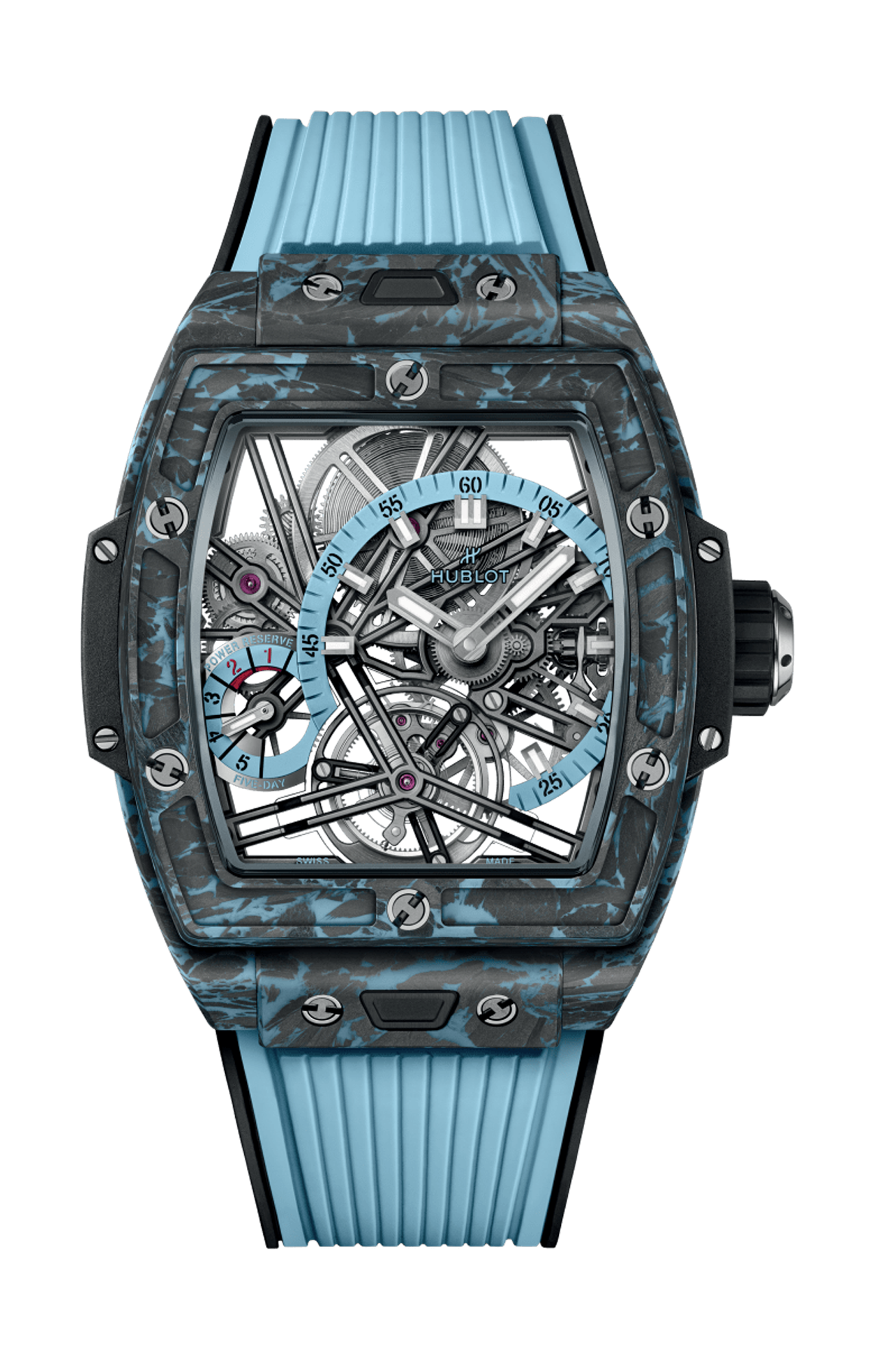 SPIRIT OF BIG BANG TORUBILLON CARBON SKY BLUE 42 MM - LIMITED EDITION - 645.QL.5117.RX