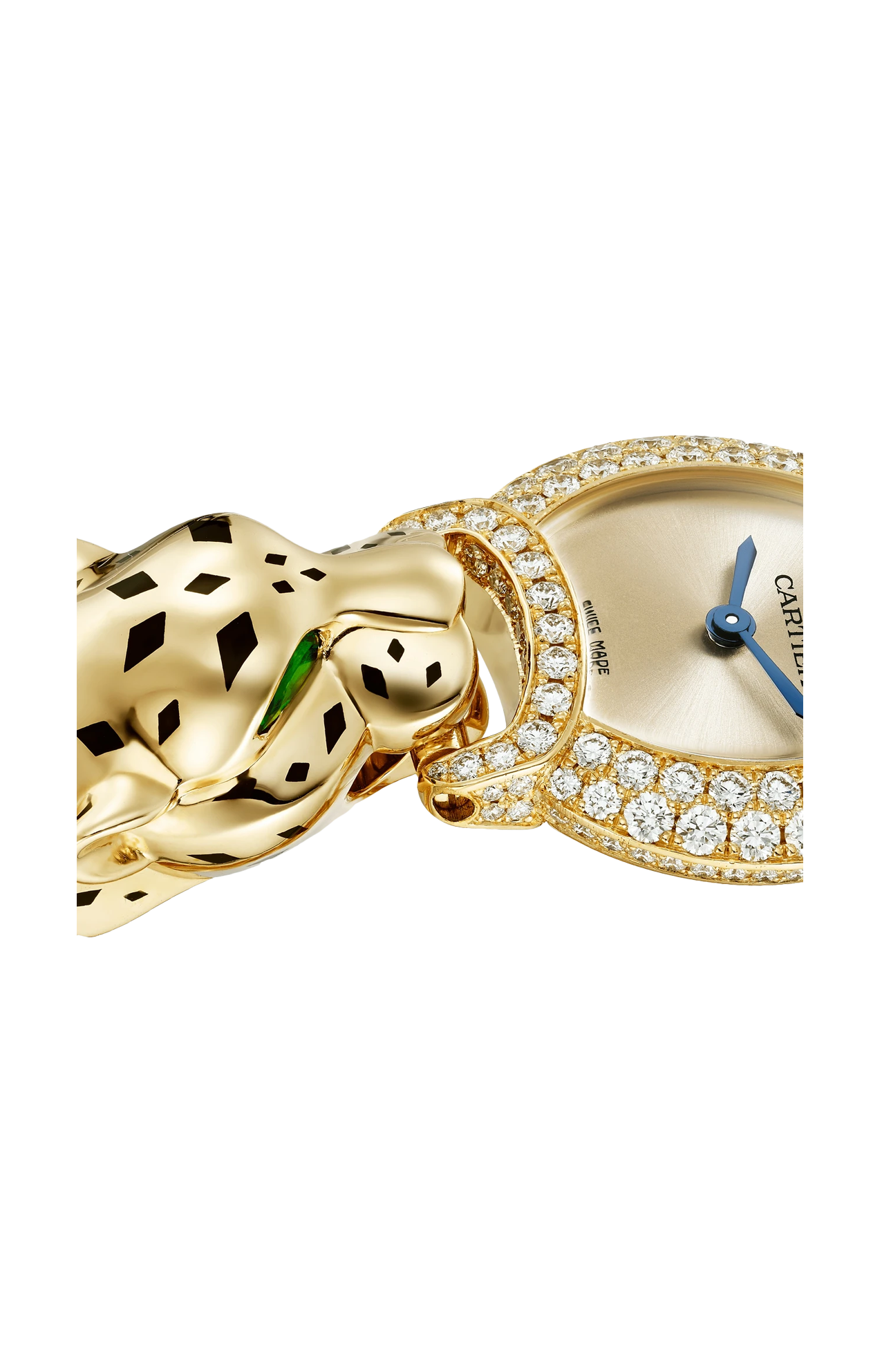 LA PANTHÈRE DE CARTIER, ORO GIALLO, DIAMANTI, TSAVORITE, QUARZO - HPI01441