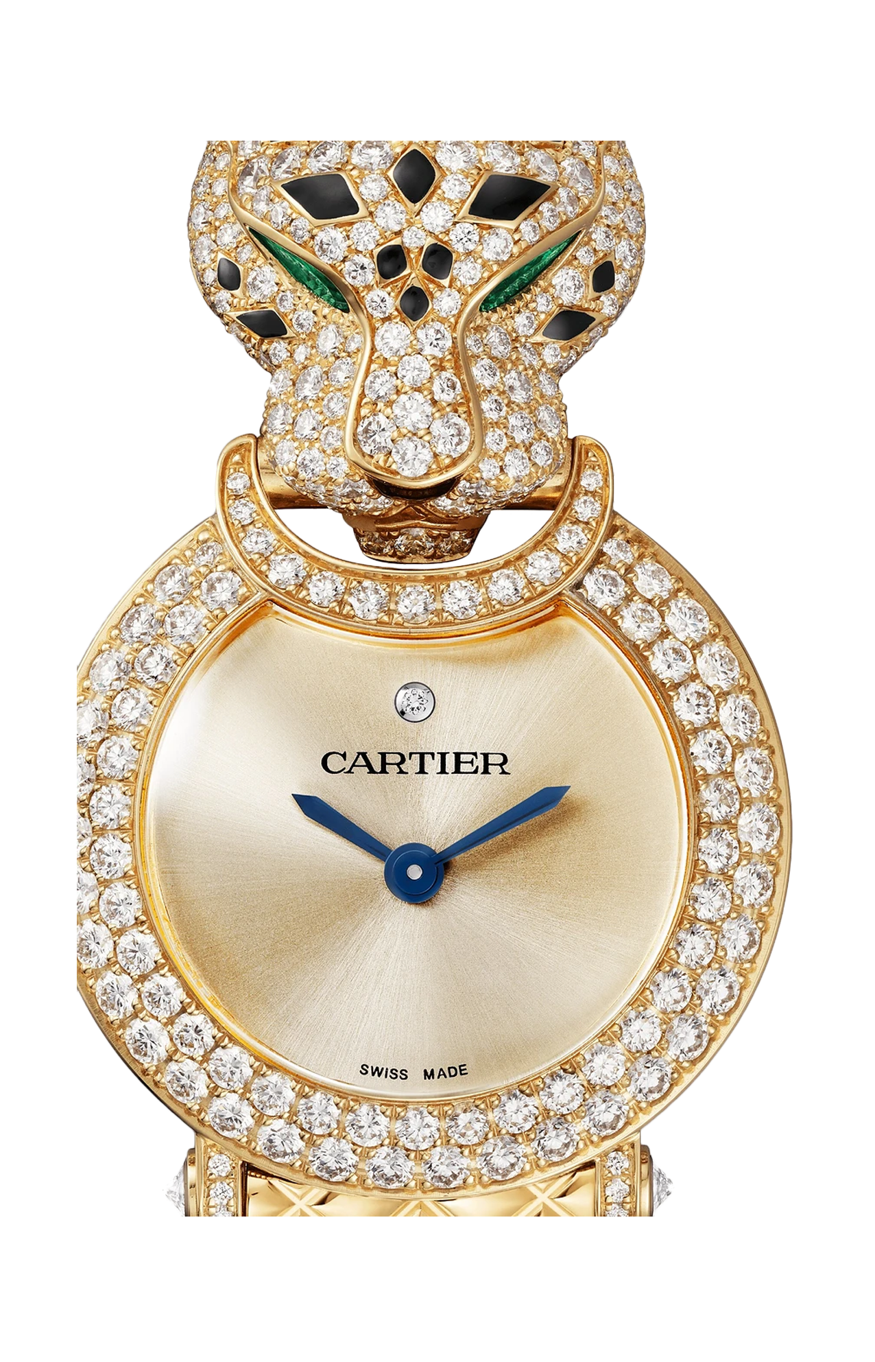 LA PANTHÈRE DE CARTIER, ORO GIALLO, DIAMANTI, TSAVORITE, QUARZO - HPI01509