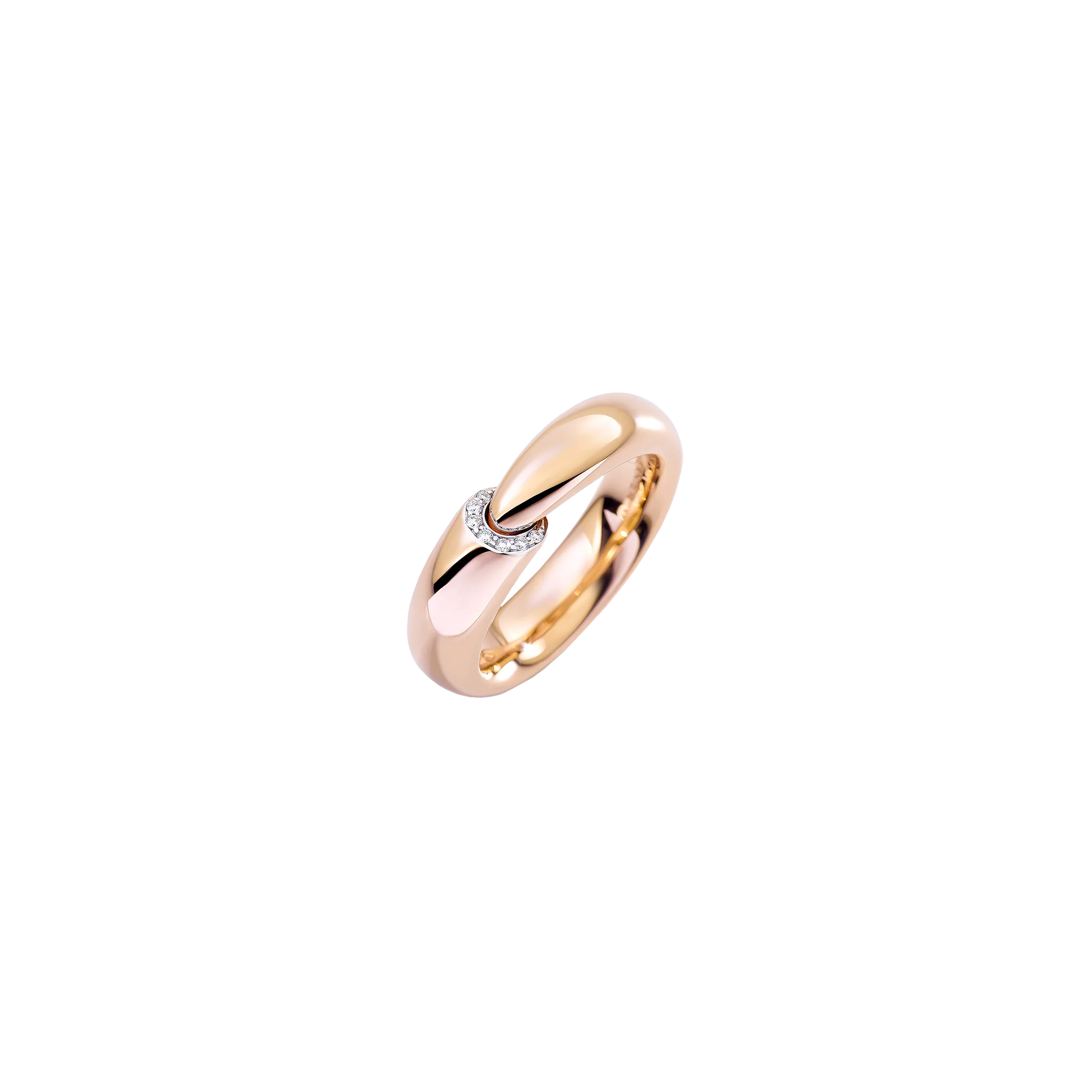 ANELLO CALLA THE ONE MIDI IN ORO ROSA E DIAMANTI - 0G1800A300