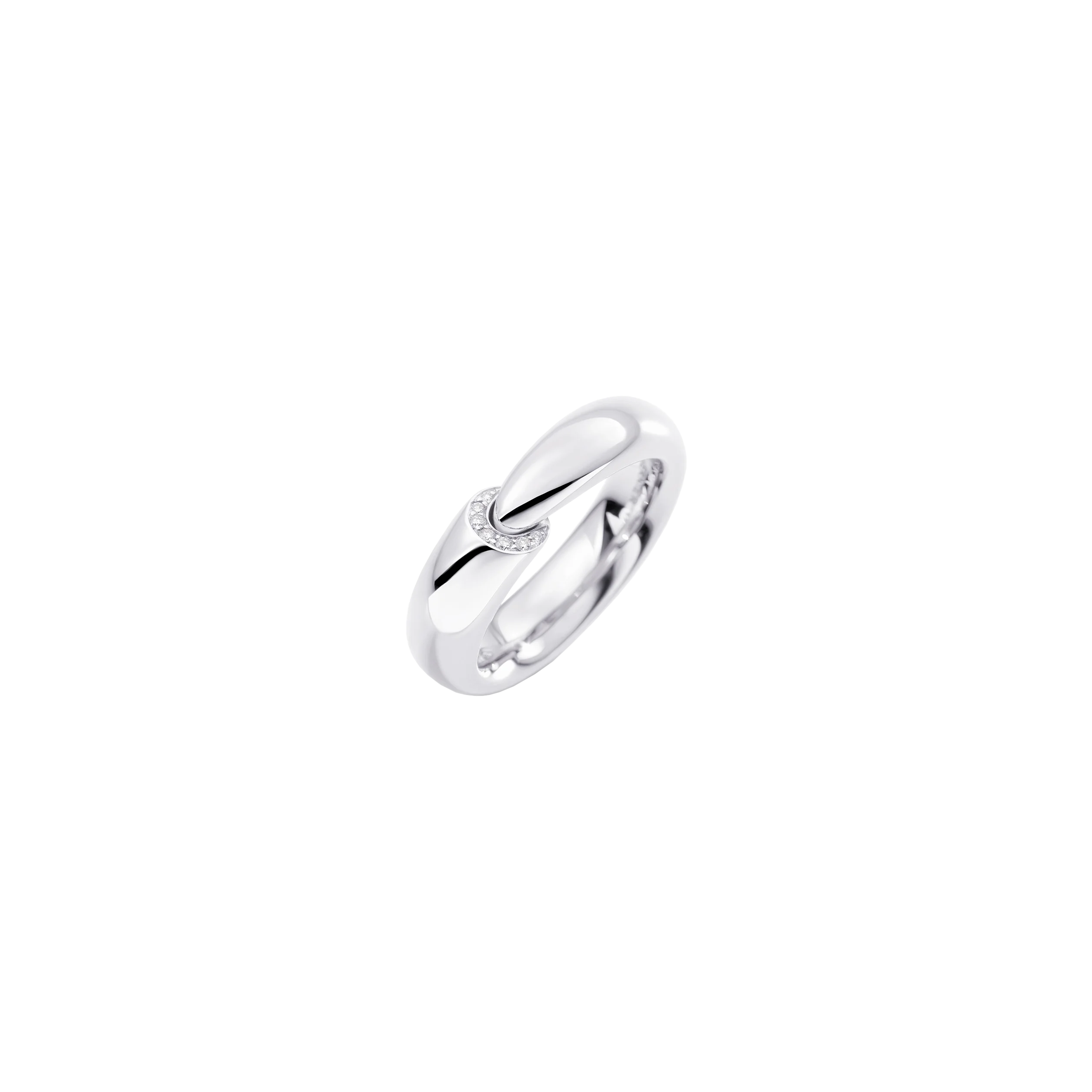 ANELLO CALLA THE ONE MIDI IN ORO BIANCO 18 CARATI RODIATO E DIAMANTI - MG1800A301