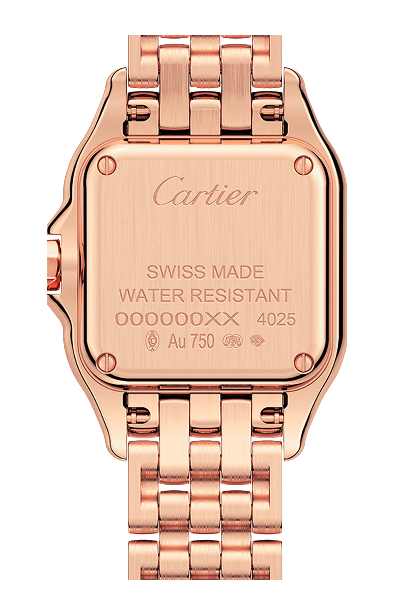 PANTHÈRE DE CARTIER MODELLO PICCOLO, ORO ROSA, DIAMANTI, QUARZO - WJPN0049