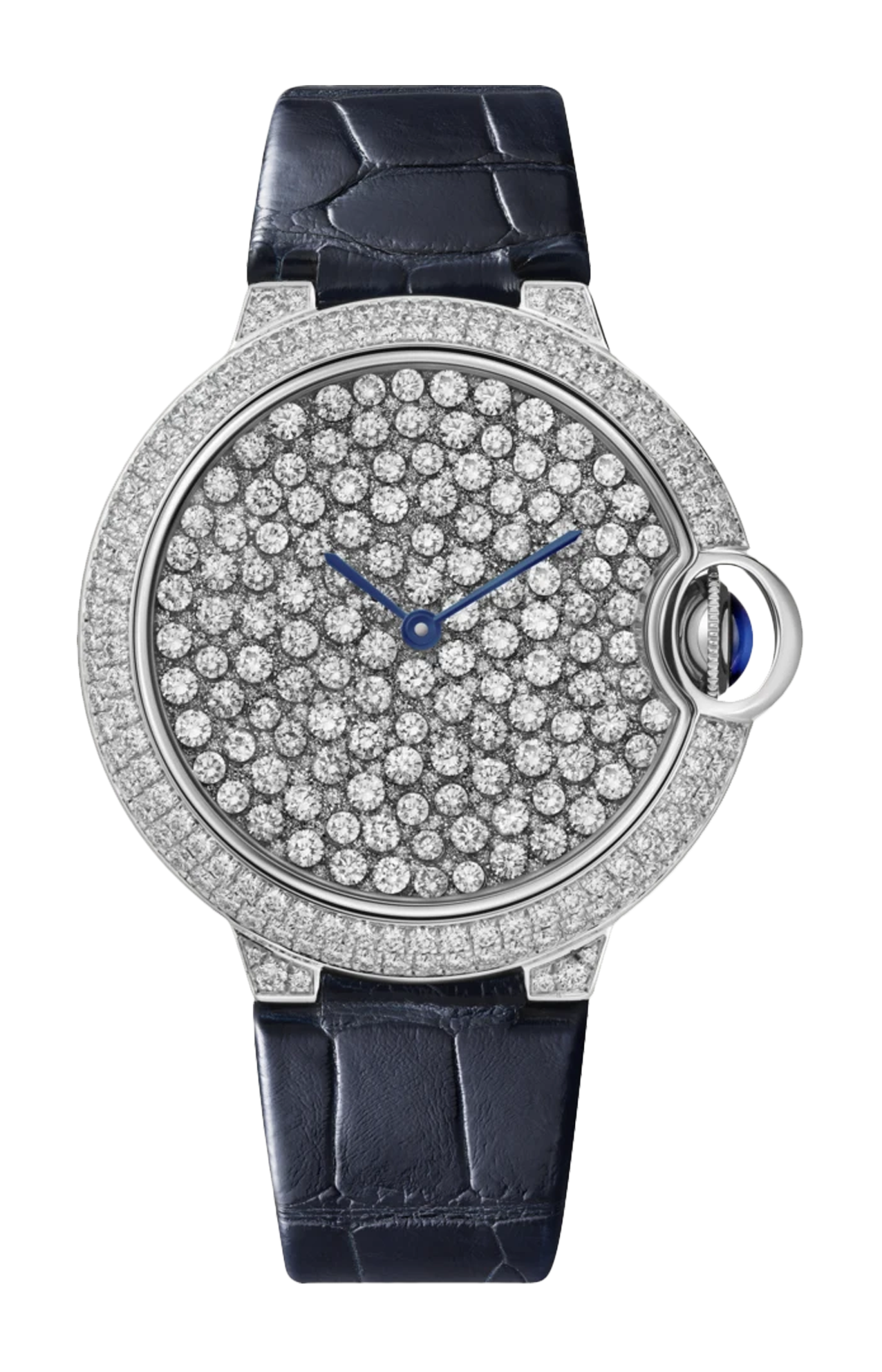 BALLON BLEU DE CARTIER, ORO BIANCO, DIAMANTI FULL PAVÈ, AUTOMATICO - HPI01515