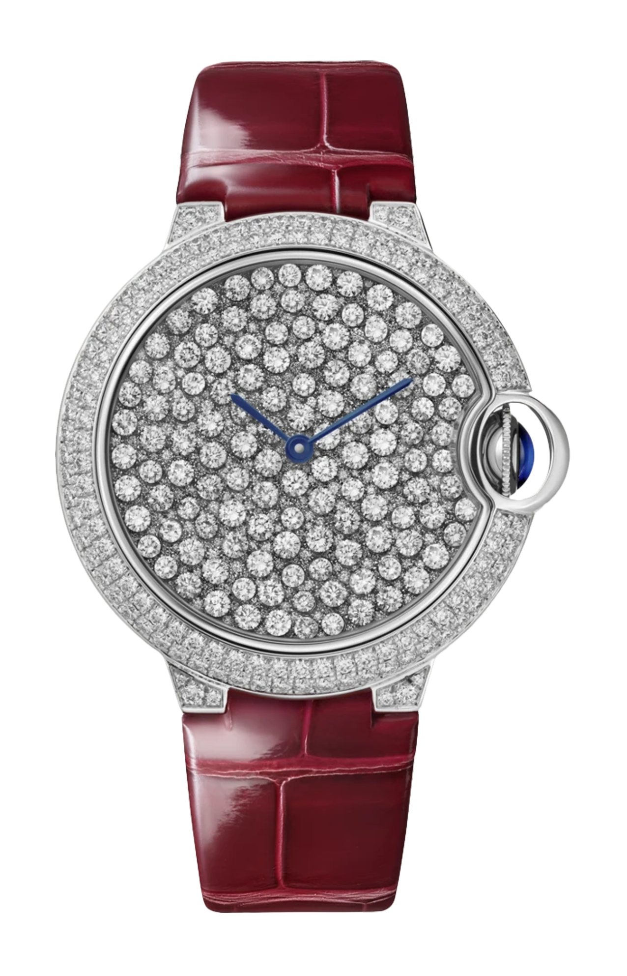 BALLON BLEU DE CARTIER, ORO BIANCO, DIAMANTI FULL PAVÈ, AUTOMATICO - HPI01515