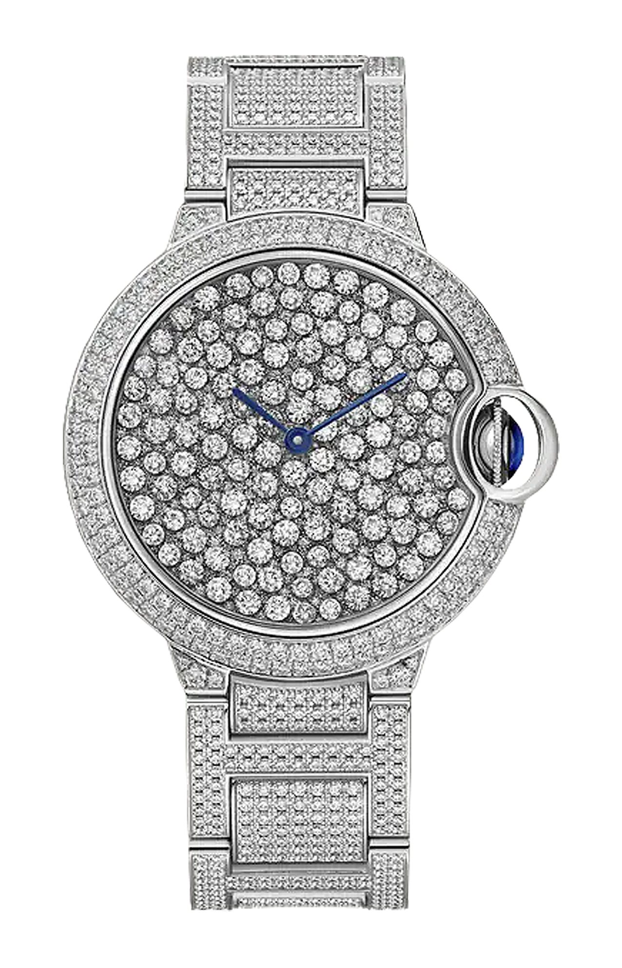 BALLON BLEU DE CARTIER, FULL PAVÉ DIAMANTI, AUTOMATICO - HPI01514