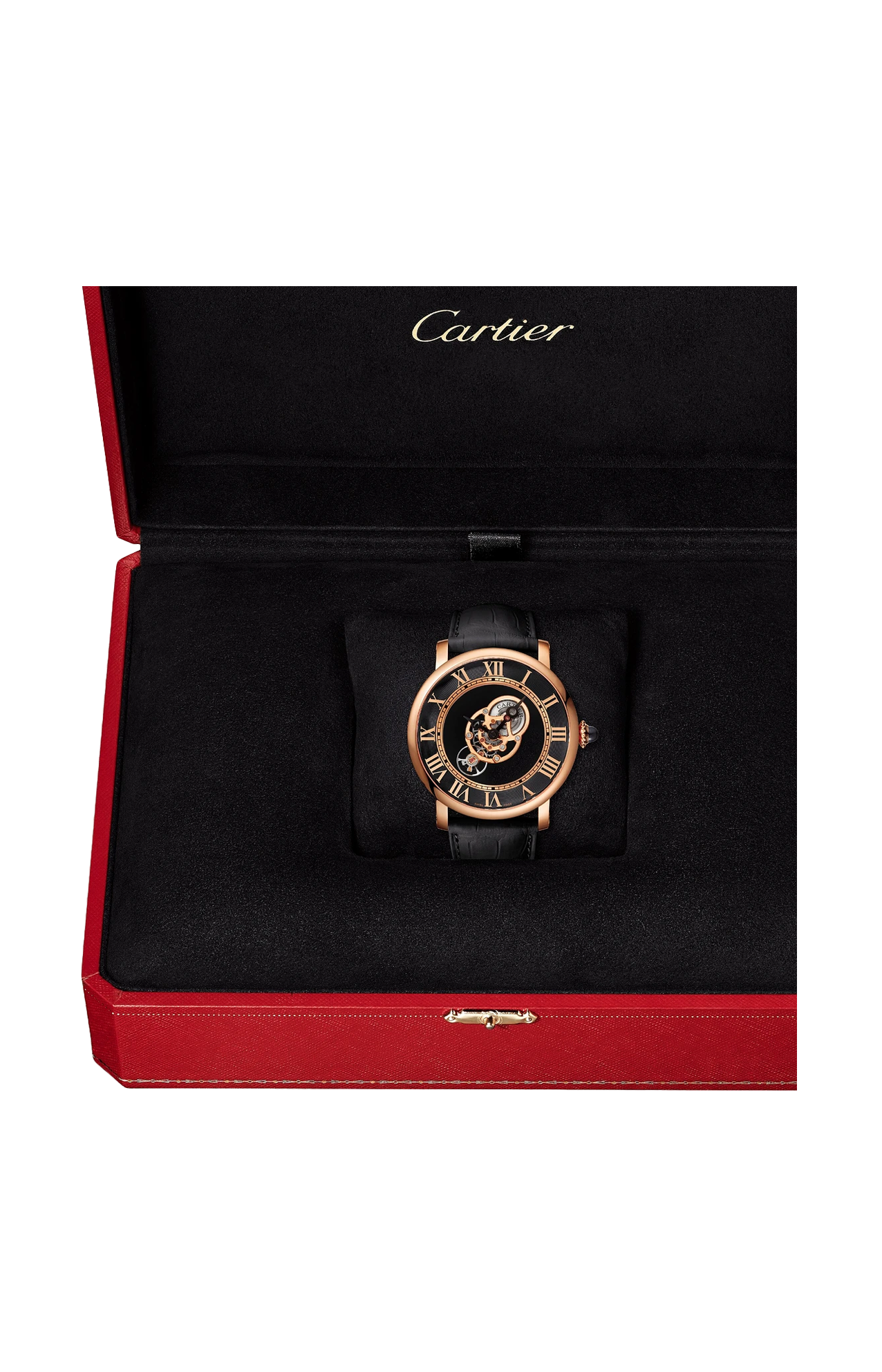 ROTONDE DE CARTIER ASTROMYSTÉRIEUX, ORO ROSA, MANUALE - WHRO0040