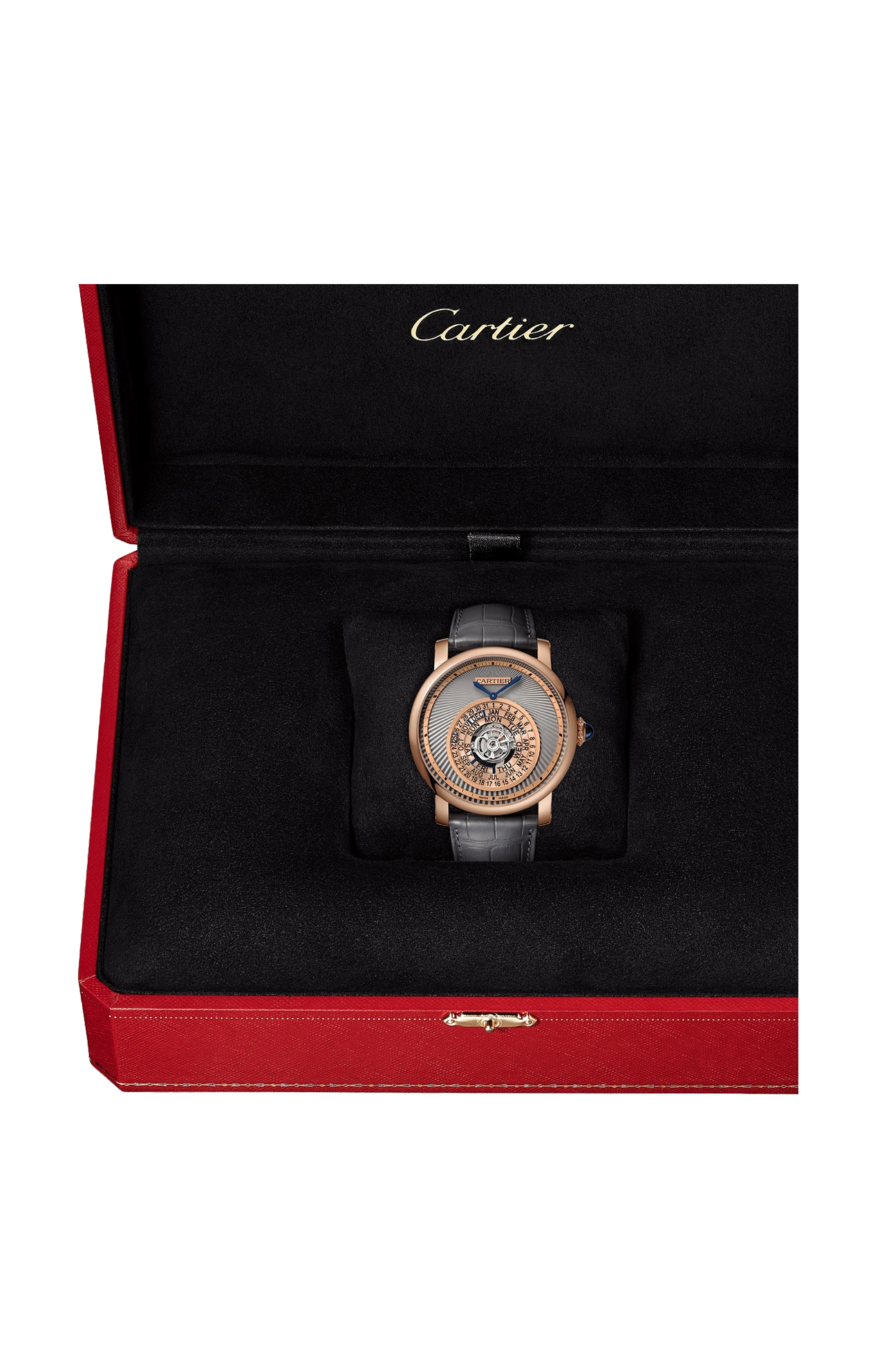 ROTONDE DE CARTIER ASTROCALENDAIRE, ORO ROSA, AUTOMATICO - WHRO0027