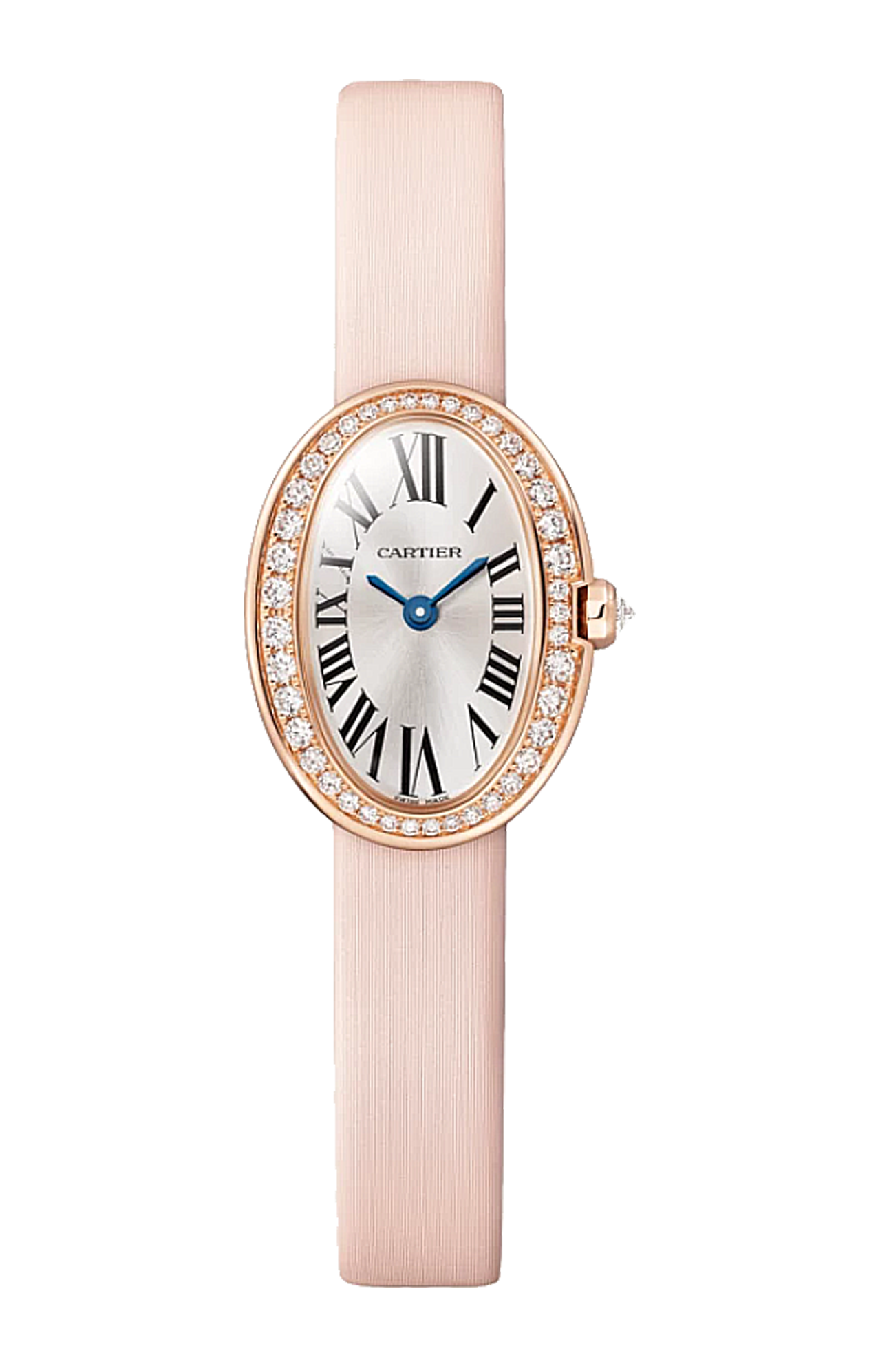 BAIGNOIRE DE CARTIER MODELLO MINI, ORO ROSA, DIAMANTI, QUARZO - WJBA0025