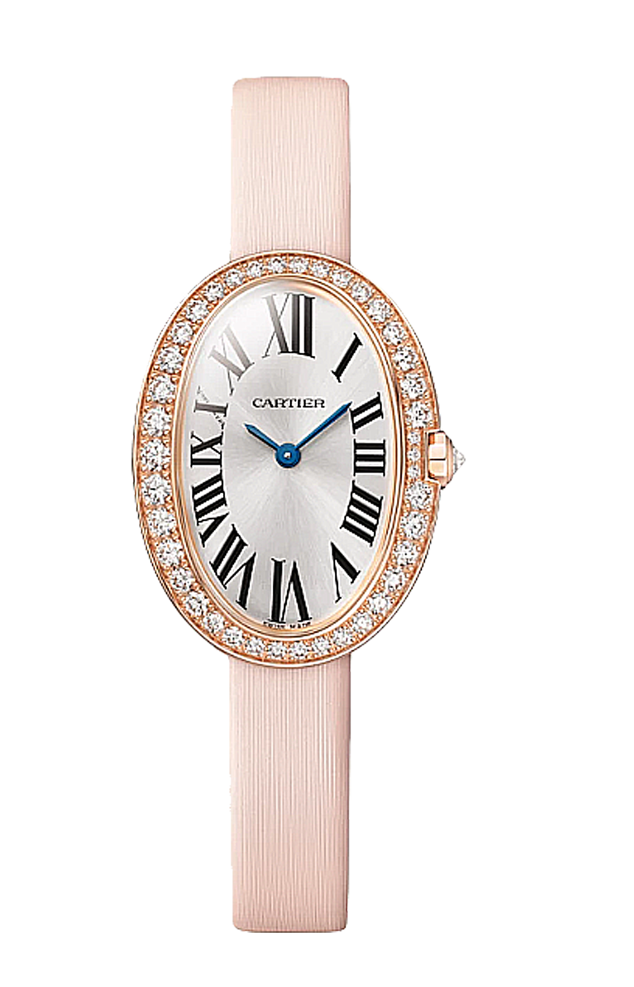 BAIGNOIRE DE CARTIER MODELLO PICCOLO, ORO ROSA, DIAMANTI, QUARZO - WJBA0027