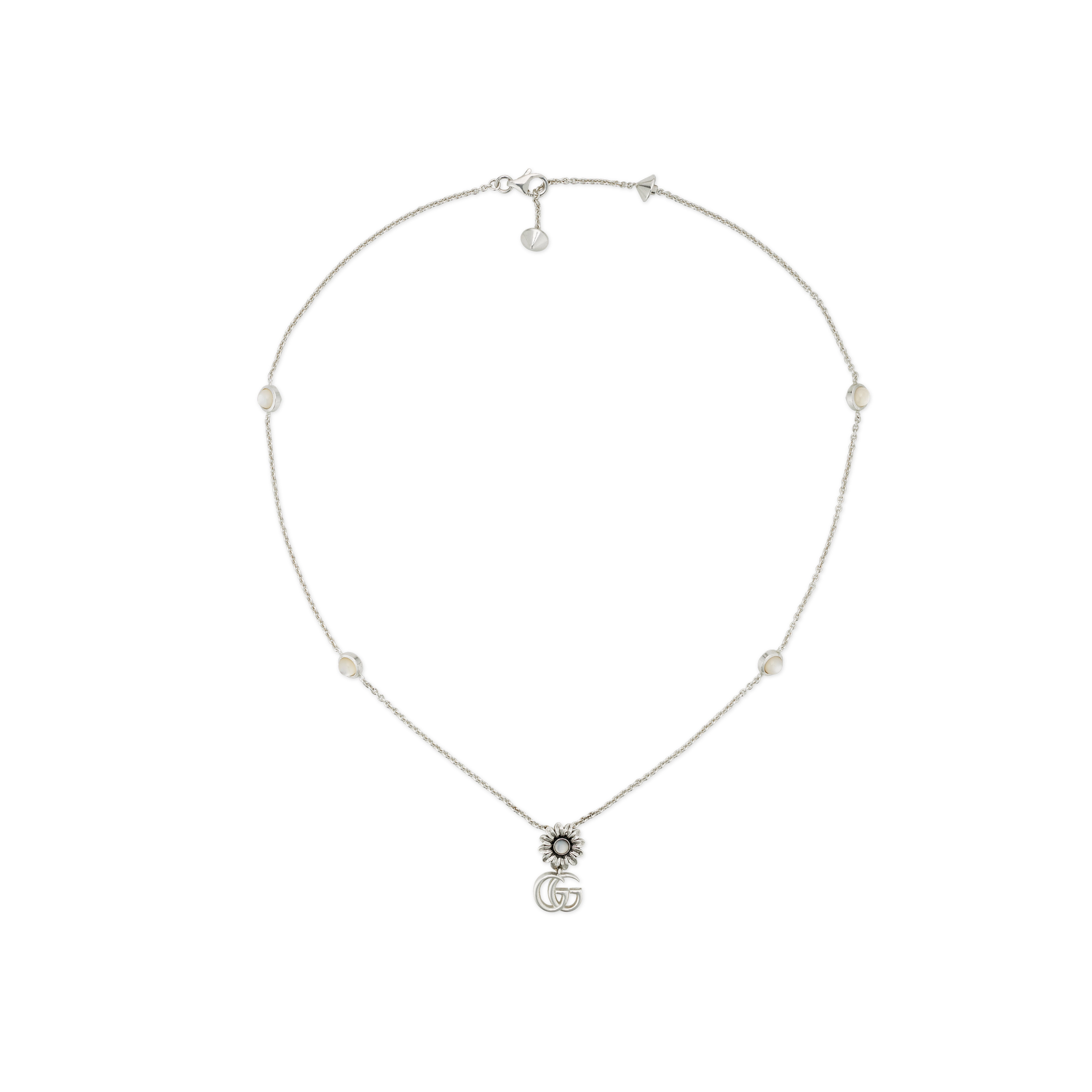 COLLANA GIROCOLLO GG MARMONT IN ARGENTO E MADREPERLA - YBB773231001 - YBB773231001