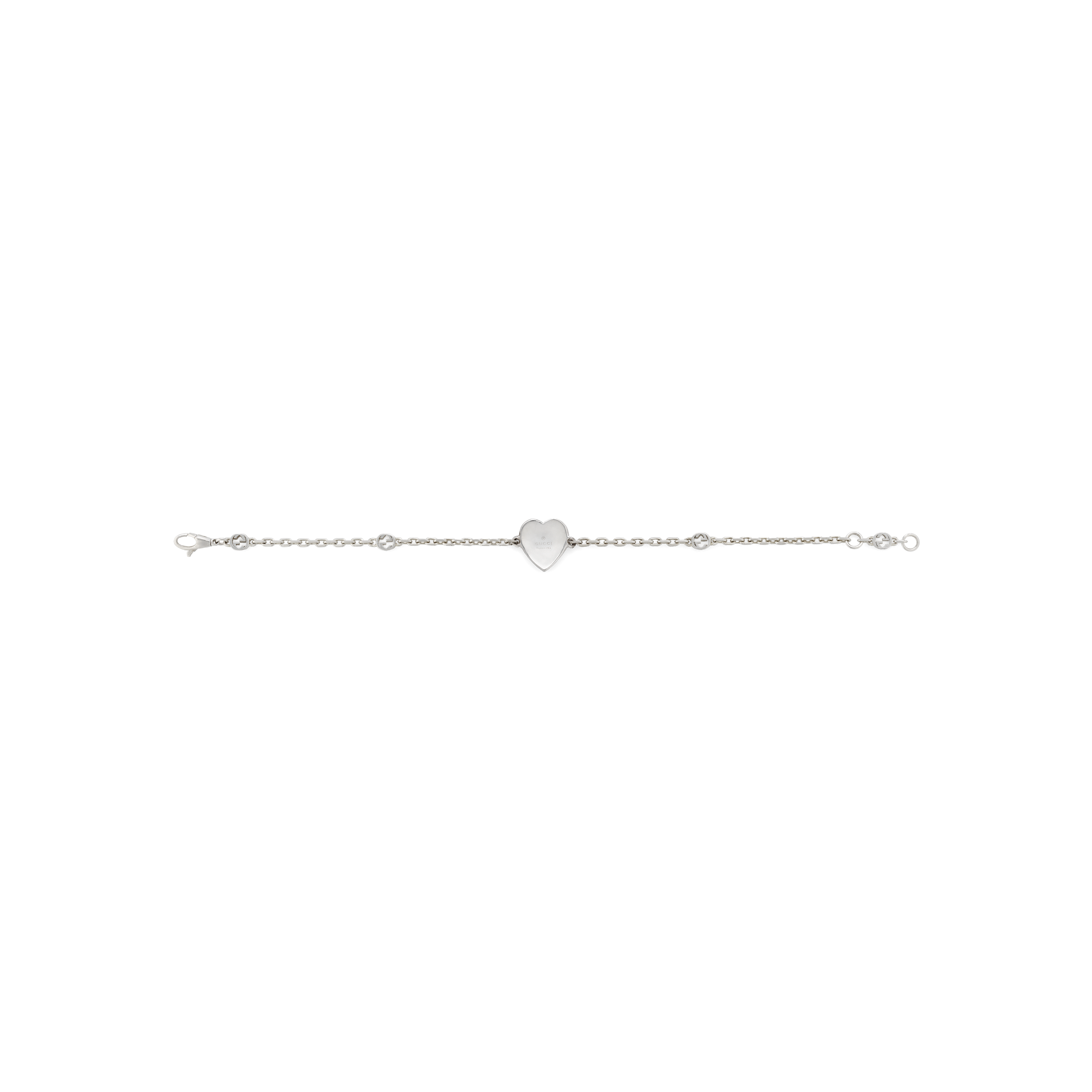 BRACCIALE IN ARGENTO GUCCI HEART - YBA645546003 - YBA645546003